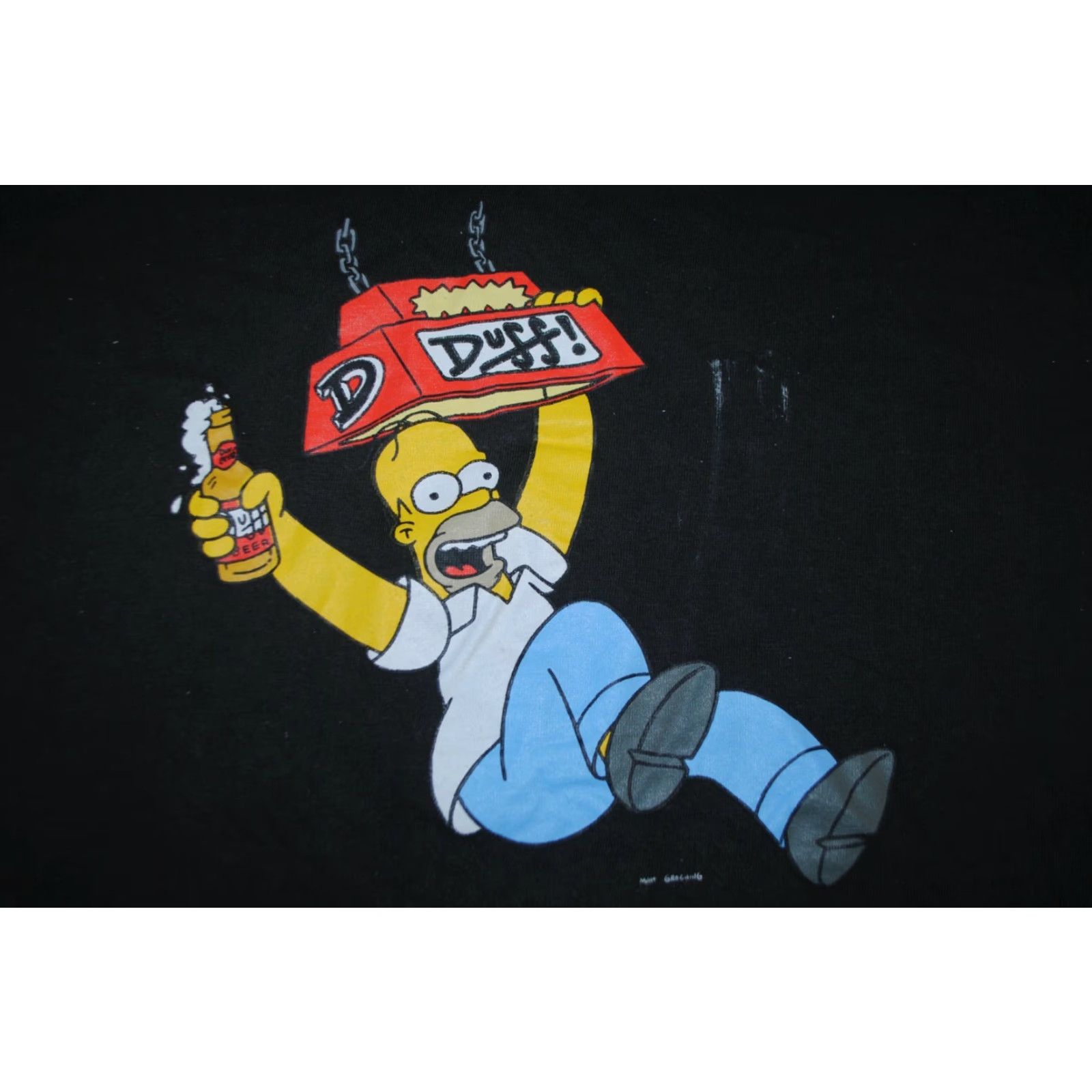 Vintage VINTAGE The Simpsons Shirt MATT GROENING Shirt Black Size M Woman/Man? Size US M / EU 48-50 / 2 - 2 Thumbnail