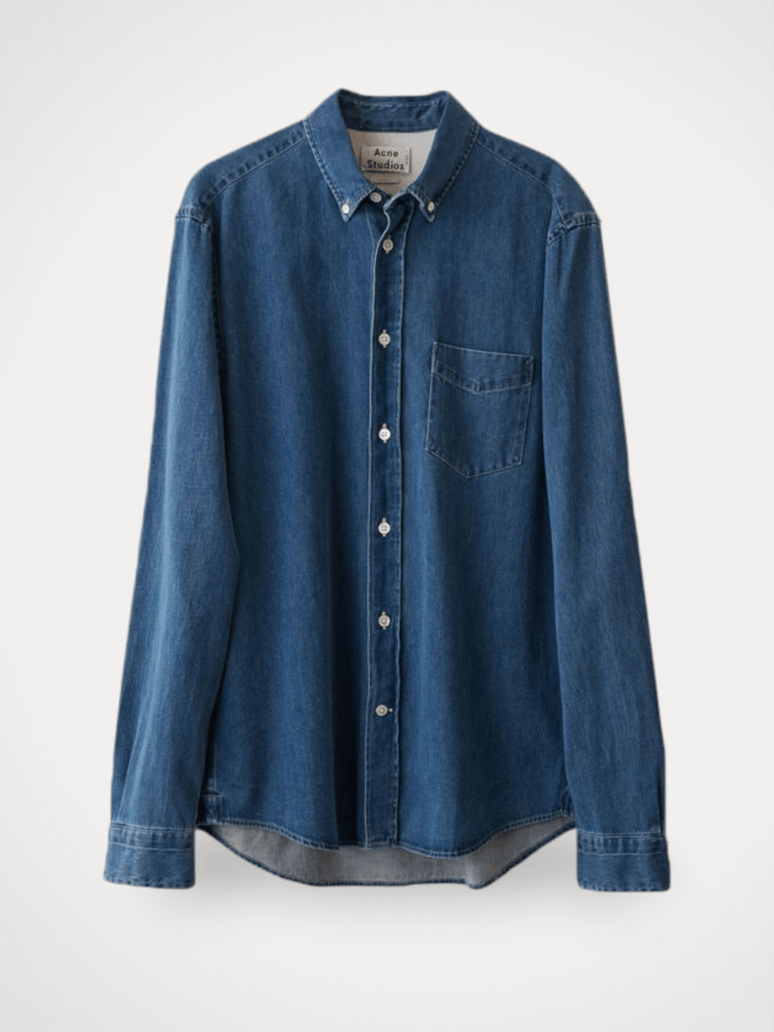 Acne Studios Acne Studios Isherwood den Shirt Size US M / EU 48-50 / 2 - 1 Thumbnail