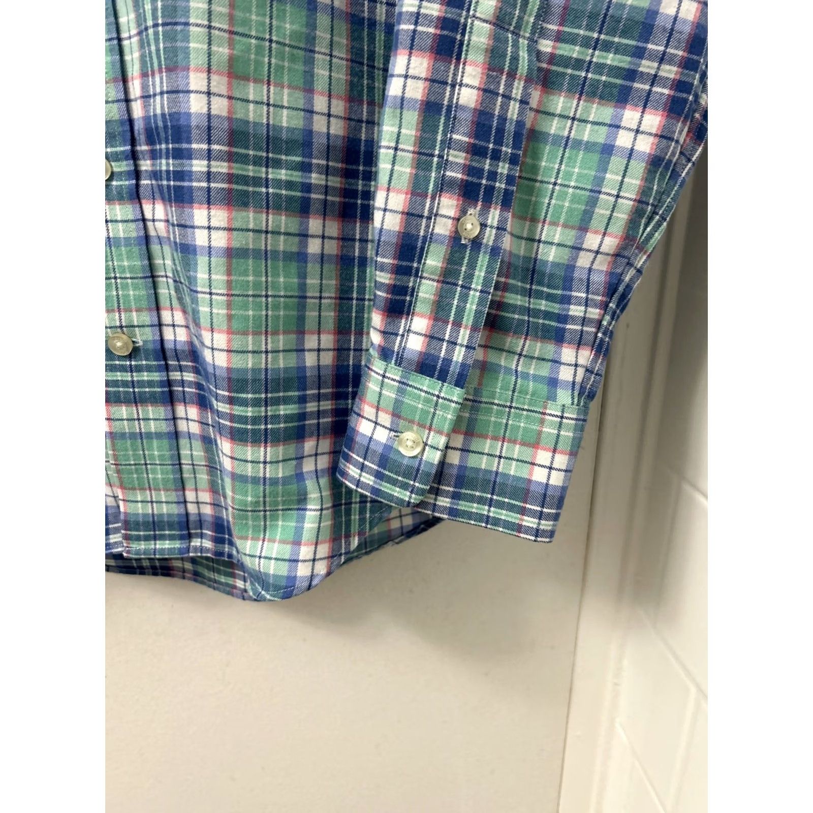 Vineyard Vines Vineyard Vines Tucker Shirt Mens S Blue Plaid Long Sleeve Button-Up Classic Fit L/S Size US S / EU 44-46 / 1 - 7 Thumbnail