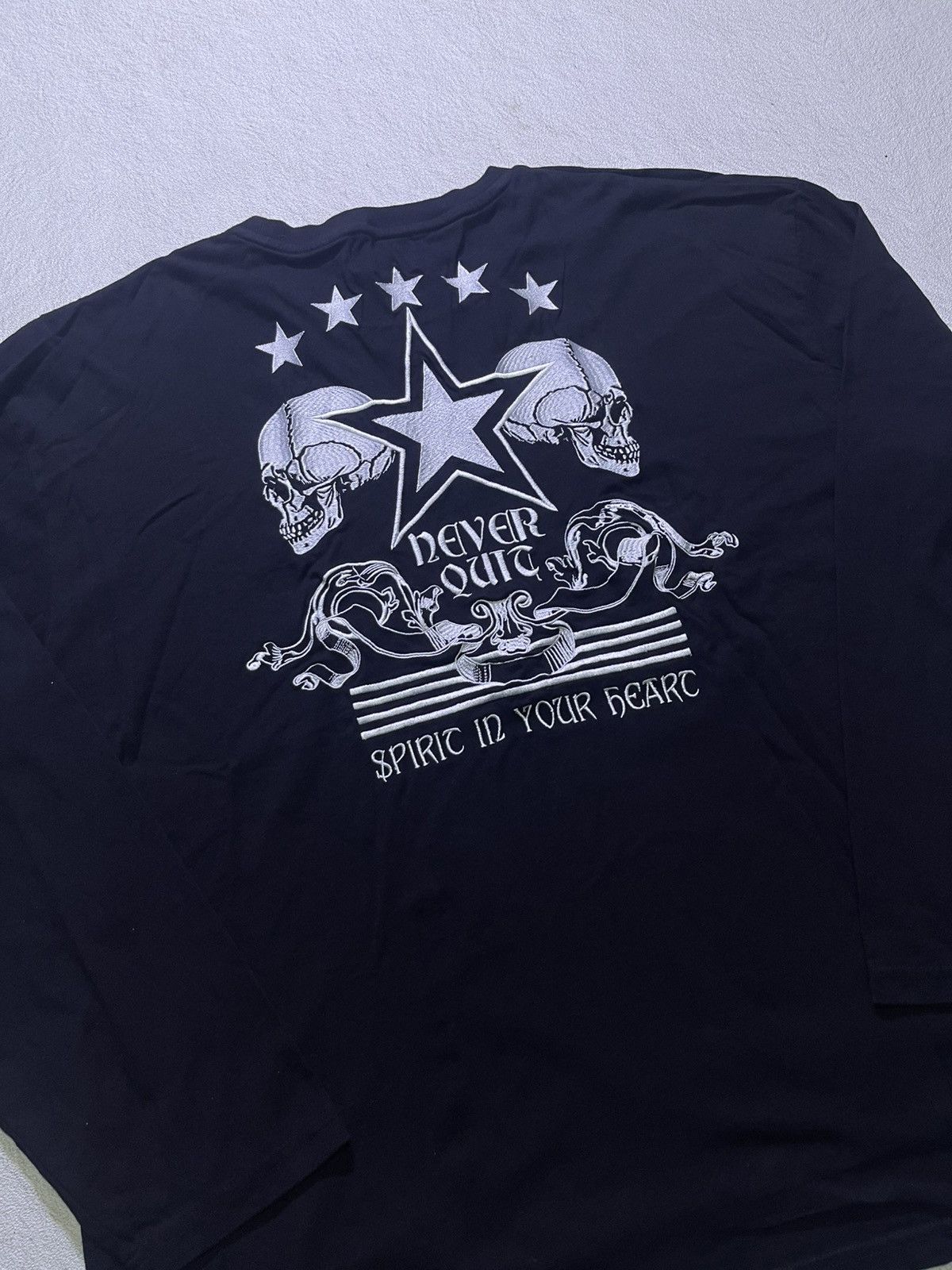 Hysteric Glamour Y2K long sleeve tshirt black big skull motif Size US XL / EU 56 / 4 - 2 Thumbnail