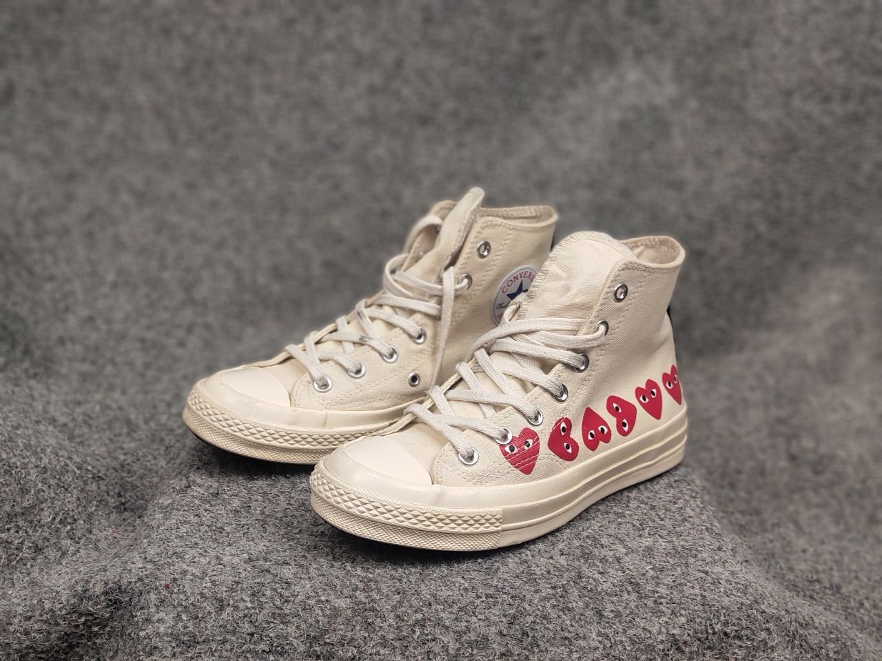 Comme des Garcons PLAY Comme de garcon play converse All Star High Top Sneakers Size US 6 / EU 39 - 9 Thumbnail
