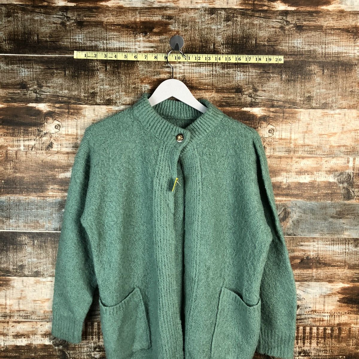 Homespun Knitwear × Japanese Brand × Vintage Japanese Brand vintage Green Knitwear #A1567 Size M / US 6-8 / IT 42-44 - 2 Thumbnail