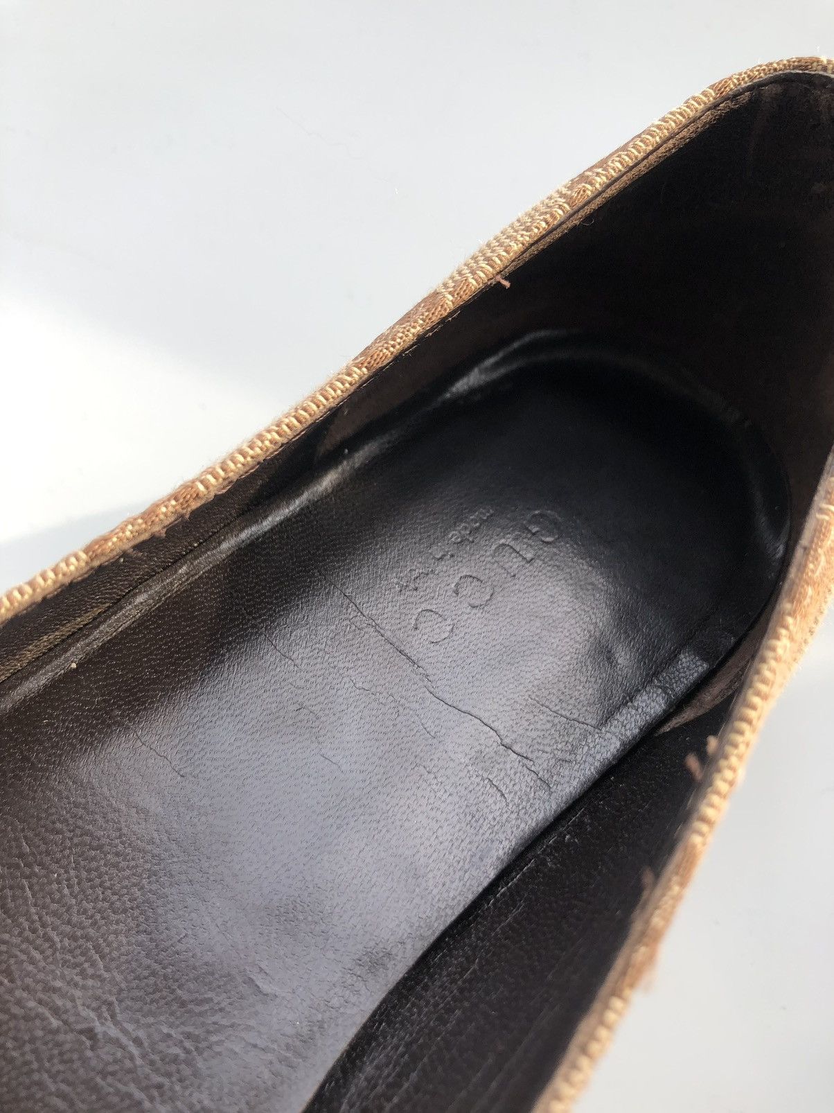 Gucci × Vintage Vintage Gucci monogram ballet flat Size US 5 / IT 35 - 13 Thumbnail