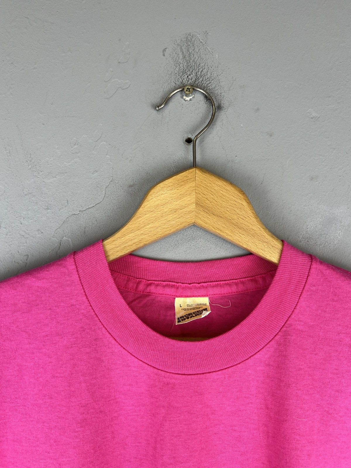 Fruit Of The Loom × Vintage Vintage 80s San Frontieres Art Pink Devil t shirt y2k style Size US L / EU 52-54 / 3 - 5 Thumbnail