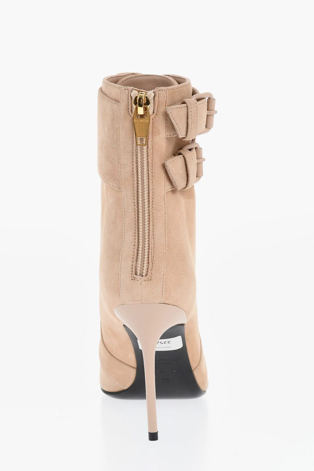Balmain og1mm0326 Suede Ankle Boots in Pink Size US 5 / IT 35 - 3 Thumbnail