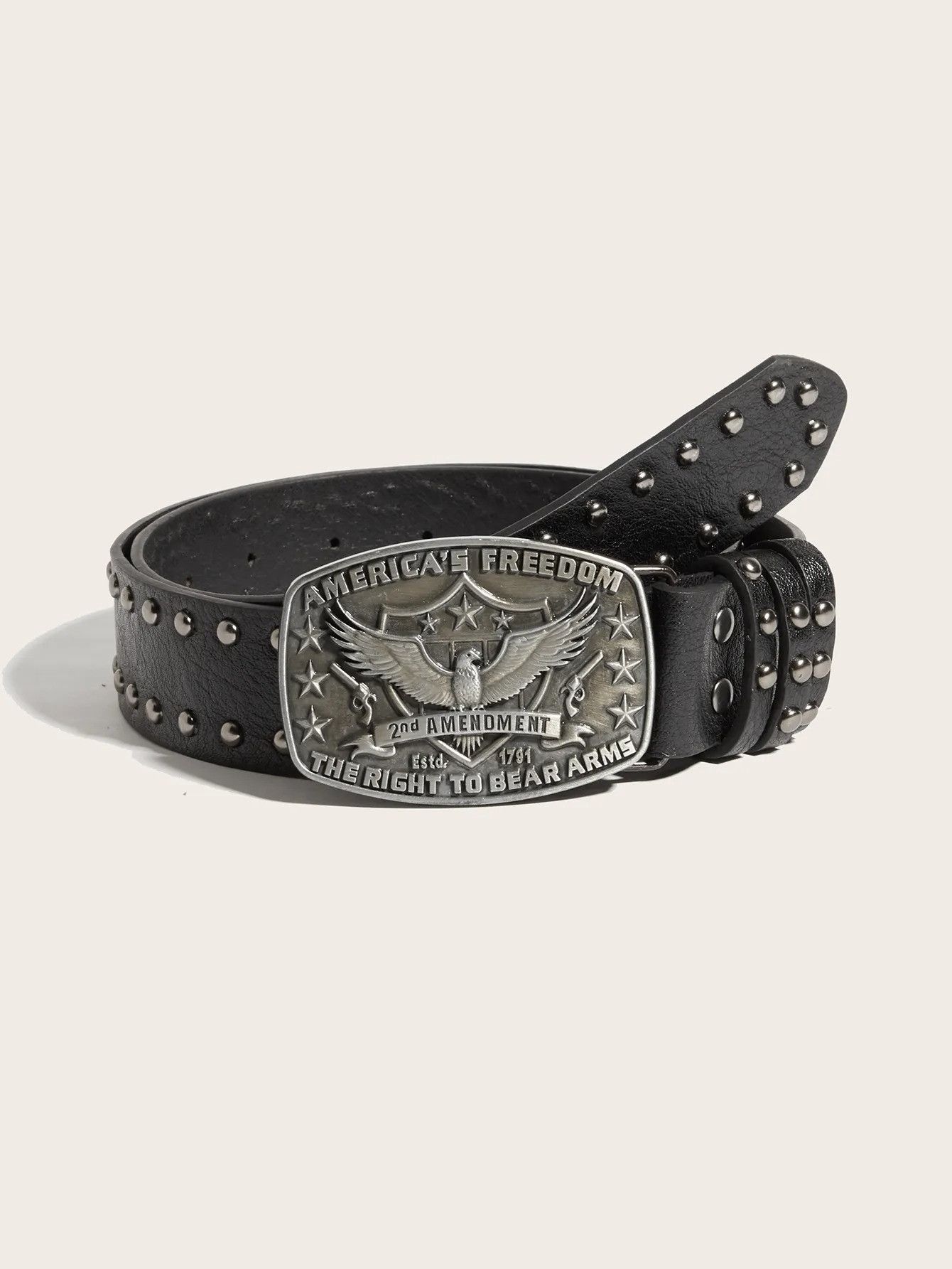Vintage Urban Spike Detail Waist Belt Size ONE SIZE - 4 Thumbnail