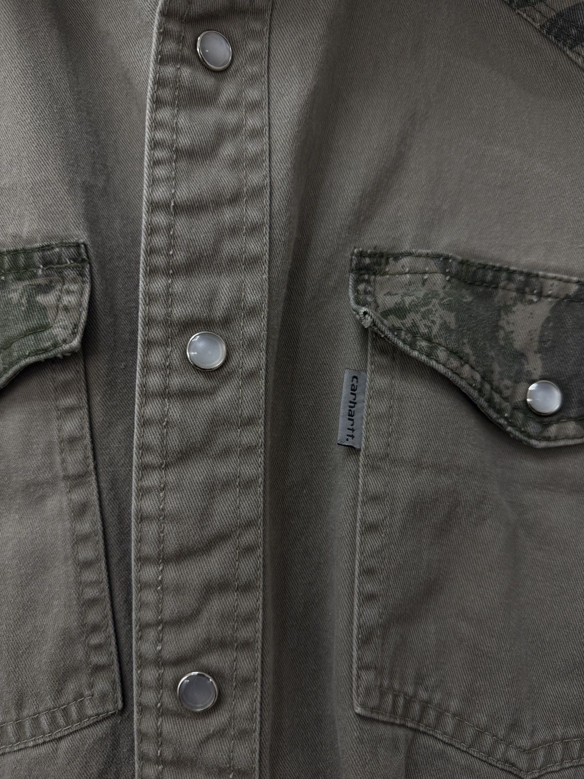 Carhartt Vintage Carhartt Snap Button Shirt Size US XL / EU 56 / 4 - 4 Thumbnail