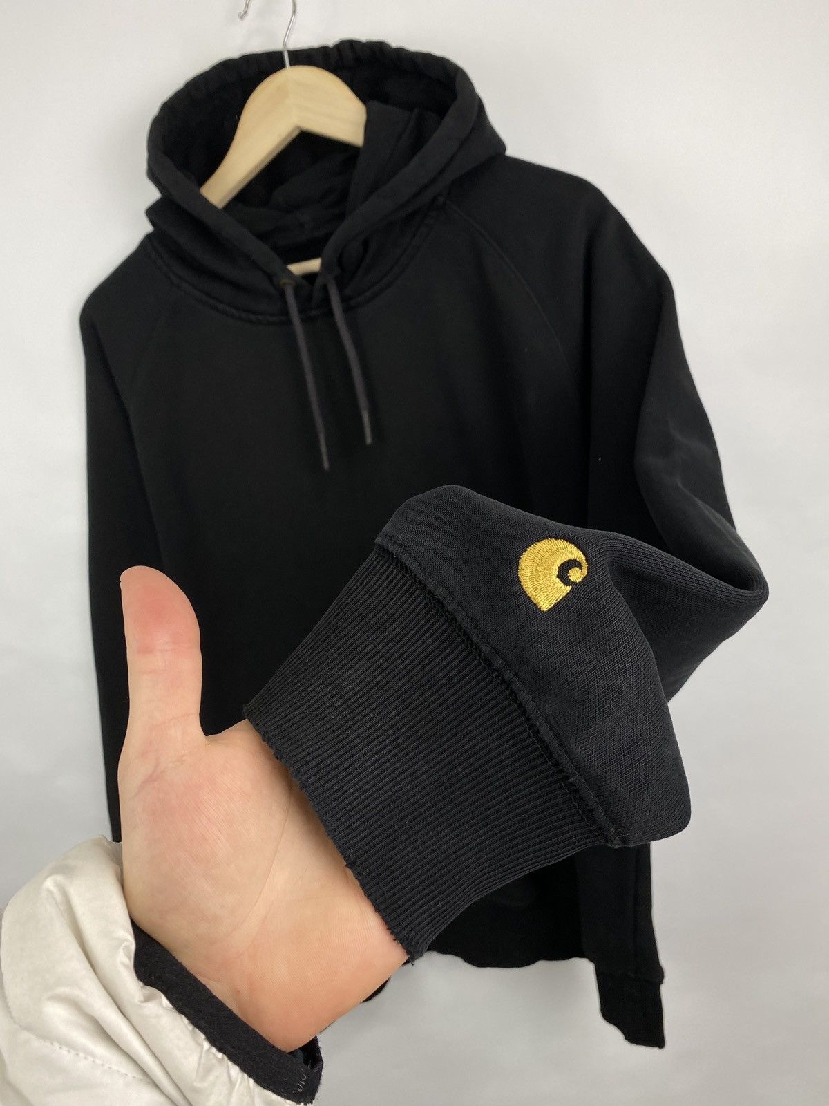 Carhartt 🇺🇸 Vintage 90s Carhartt Hoodie Rare Retro Hype Y2K Size US L / EU 52-54 / 3 - 3 Thumbnail