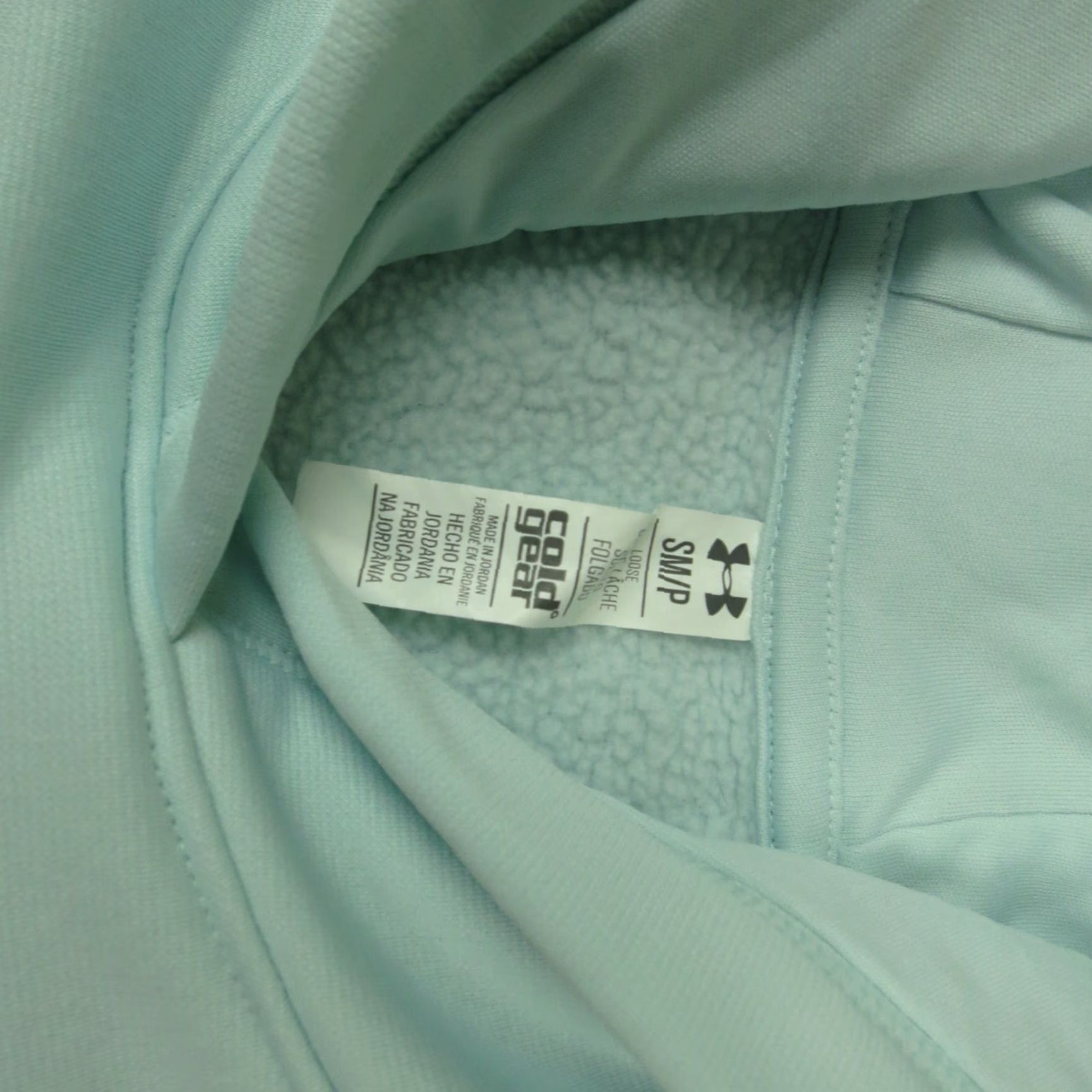 Under Armour Under Armour Hoodie Womens Small Teal Coldgear Storm Loose Fit Sweater Size S / US 4 / IT 40 - 5 Thumbnail