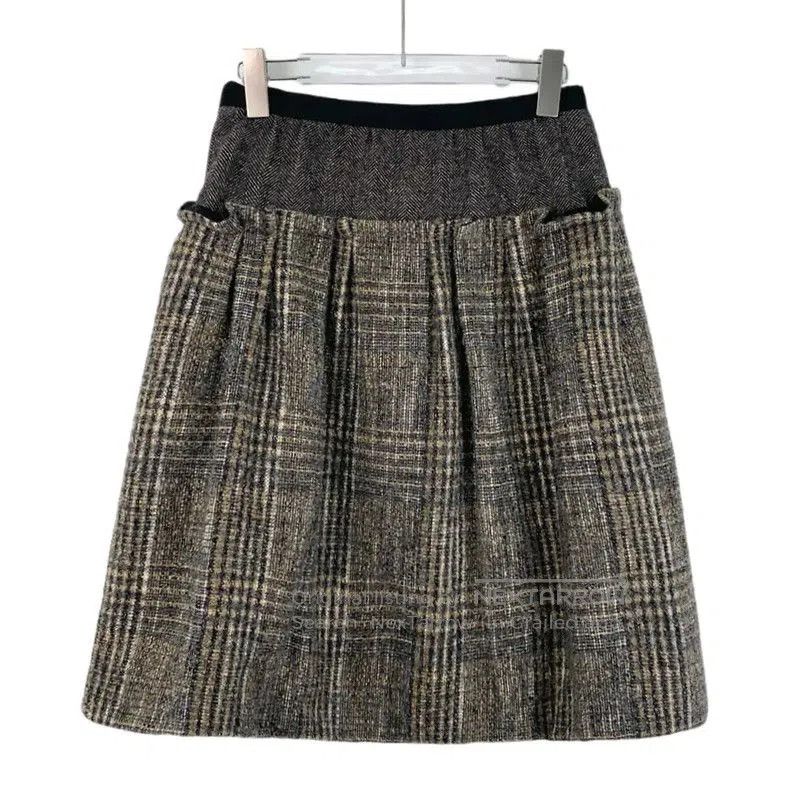 Louis Vuitton Louis Vuitton Brown Mohair Women's Skirt . Size 23" - 1 Thumbnail