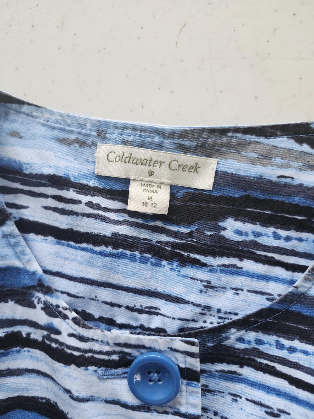 Coldwater Creek Coldwater Crerk multi blue watercolors M jacket Size M / US 6-8 / IT 42-44 - 2 Thumbnail