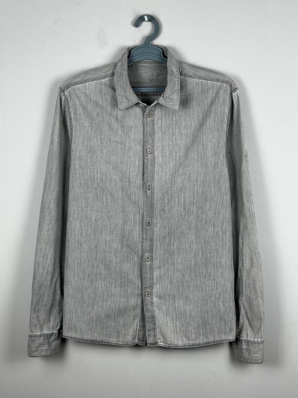 Cos COS Grey Denim Light Casual Shirt Size US L / EU 52-54 / 3 - 1 Thumbnail