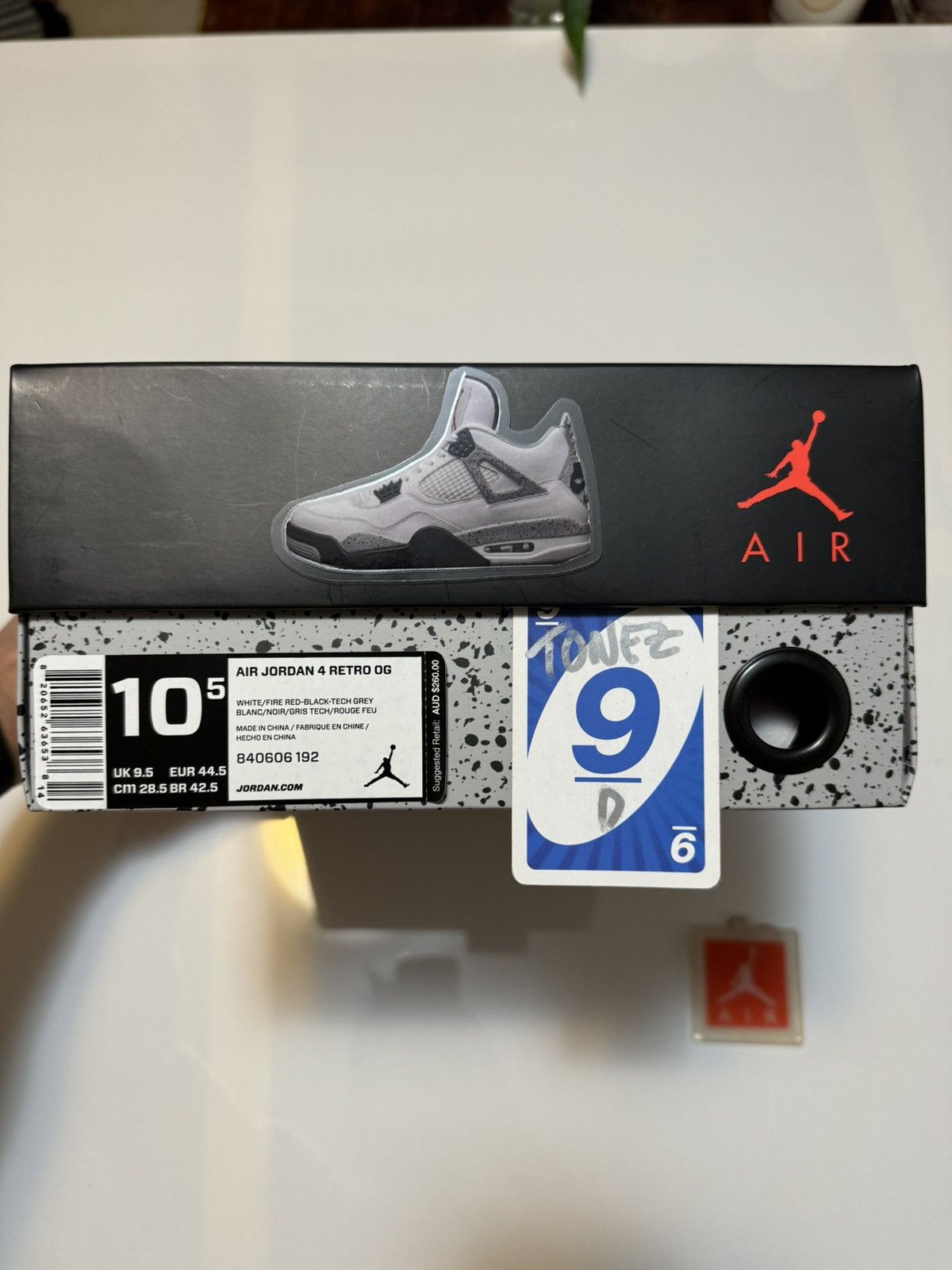 Jordan Brand Air Jordan 4 Retro - White Cement (2016) Size US 10.5 / EU 43-44 - 10 Thumbnail