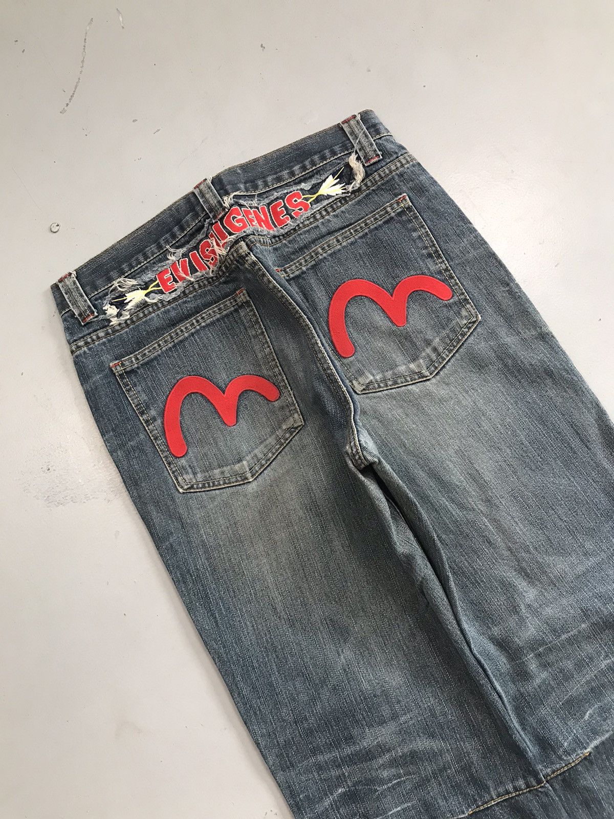 Japanese Brand Vintage Evisu inspired denim Size US 32 / EU 48 - 3 Thumbnail