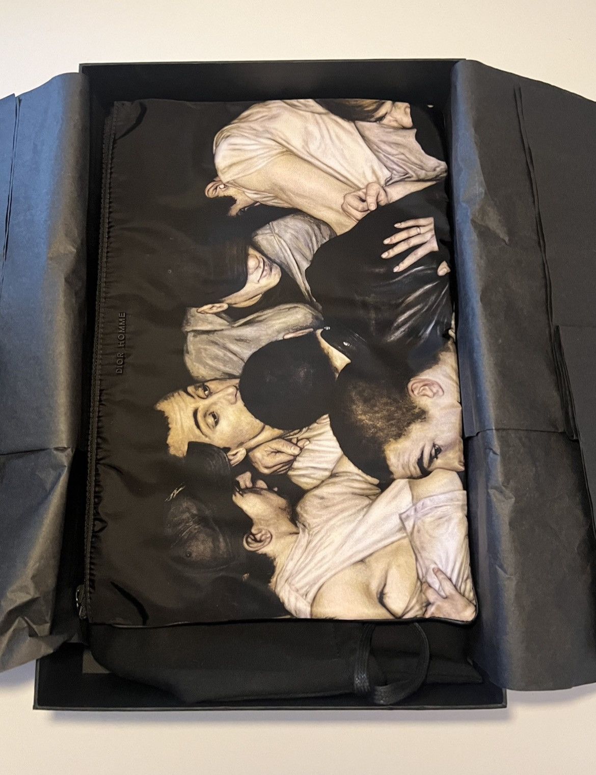 Dior Dior Homme Dan Witz Mosh Pit large nylon pouch Size ONE SIZE - 1 Thumbnail