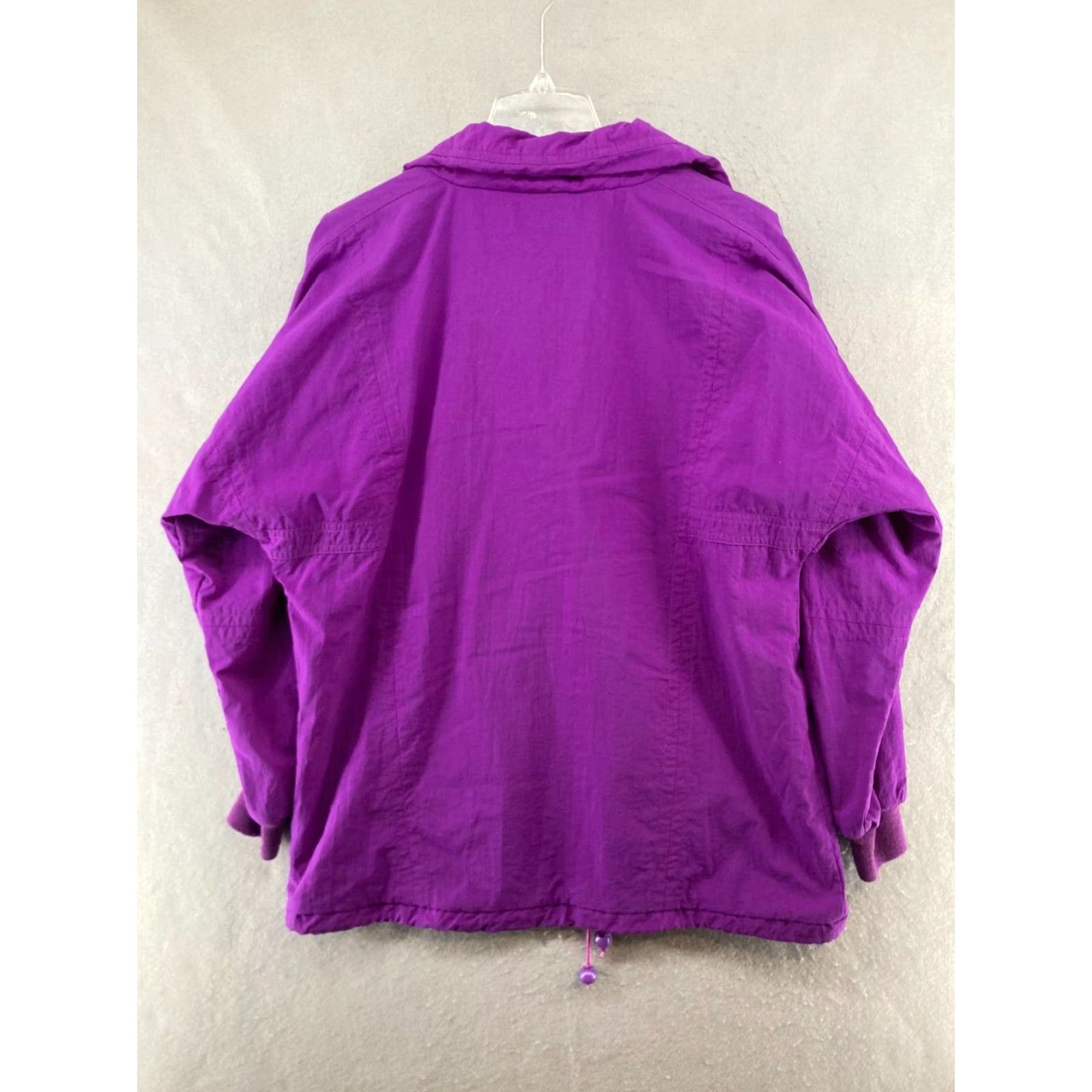 Eddie Bauer VINTAGE Eddie Bauer Windbreaker Jacket Womens M Purple Softshell Lightweight 90s Size M / US 6-8 / IT 42-44 - 7 Thumbnail