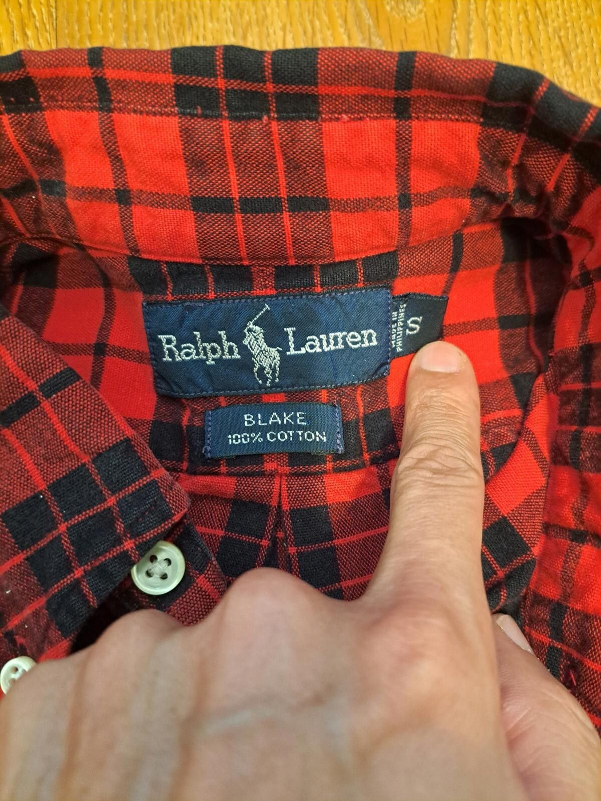 Polo Ralph Lauren VINTAGE Polo Ralph Lauren Button Down Shirt Small Red Plaid Size US S / EU 44-46 / 1 - 2 Thumbnail