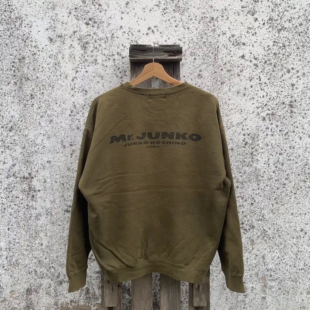 Japanese Brand × Mr. Junko Vintage Mr. JUNKO KOSHINO Japan Crewneck Faded Baggy Sweater Size US L / EU 52-54 / 3 - 1 Thumbnail