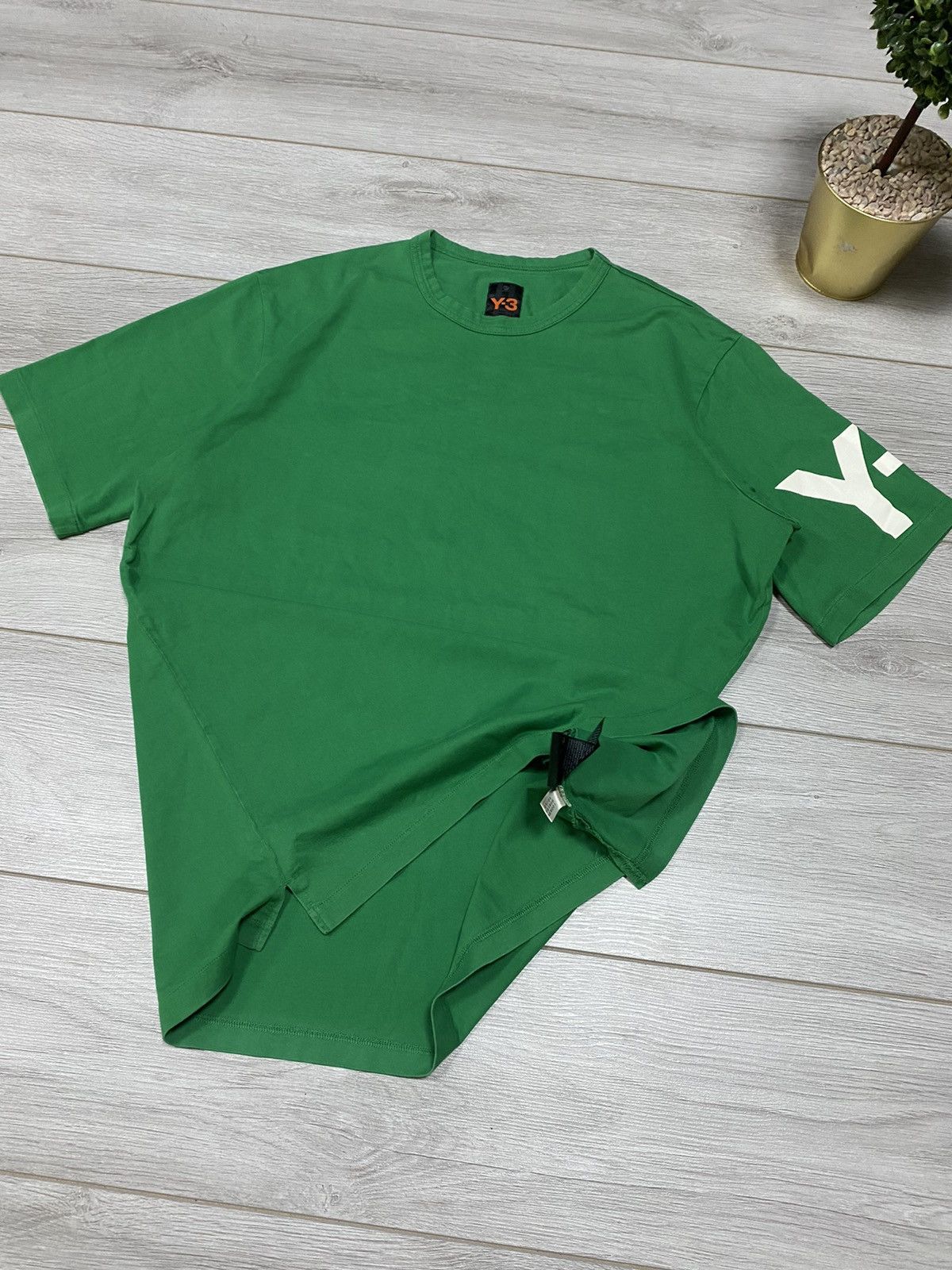 Yohji Yamamoto Y-3 Adidas big logo t-shirt Yohji Yamamoto vintage Size US XL / EU 56 / 4 - 2 Thumbnail