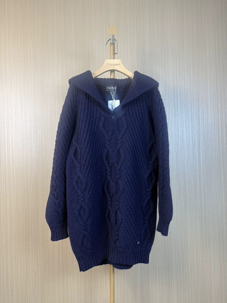Chanel Chanel Burger Series Cable Knit Sweater - dmc Size US S / EU 44-46 / 1 - 1 Thumbnail