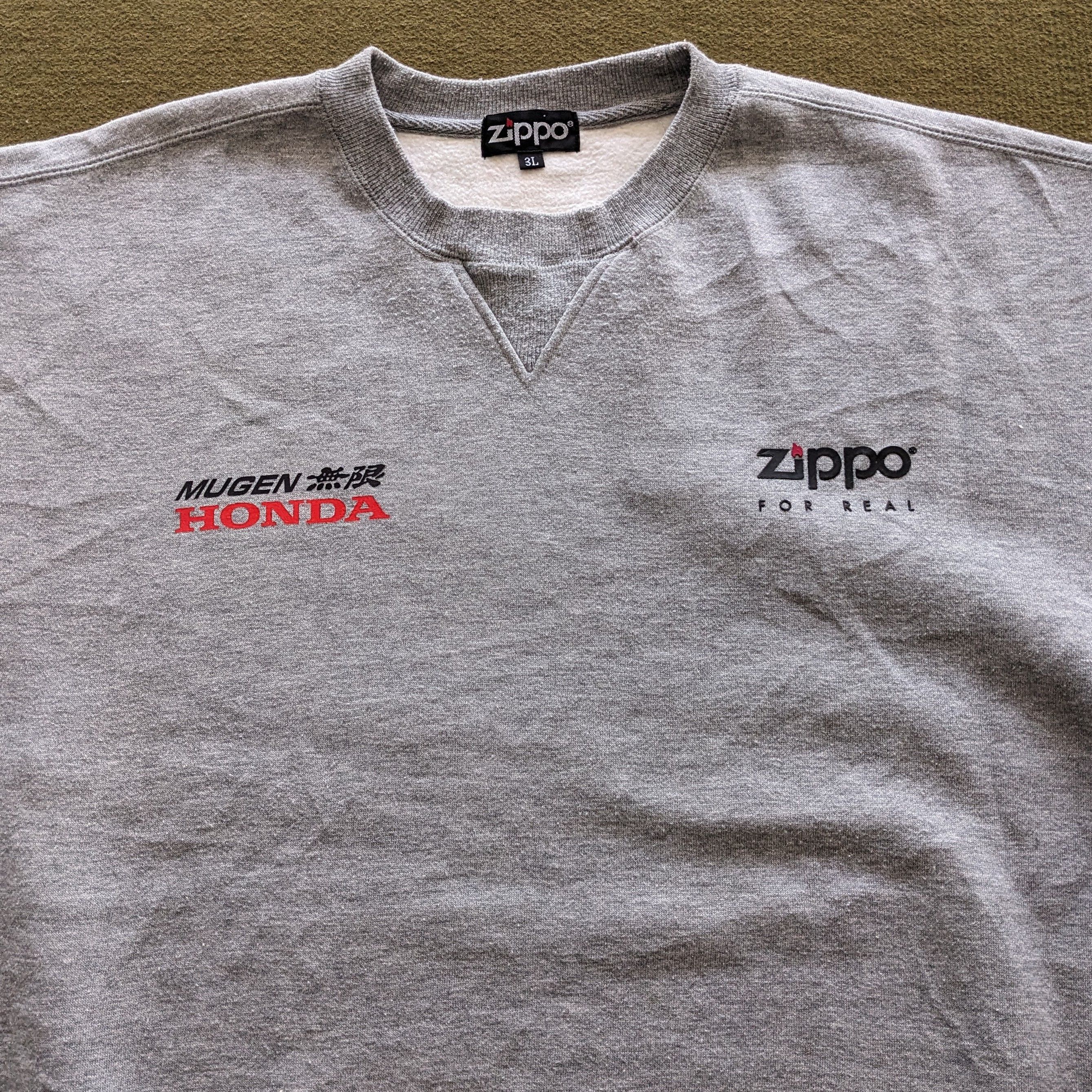 Honda Vintage MUGEN HONDA Racing Team Sweatshirt Size US L / EU 52-54 / 3 - 3 Thumbnail