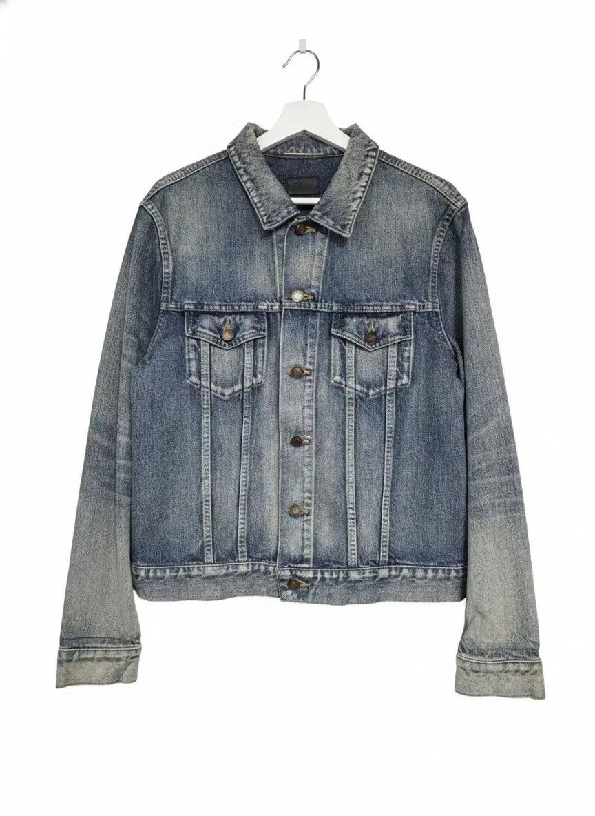 Saint Laurent Paris Saint Laurent Light Blue Denim Jacket Size US XL / EU 56 / 4 - 1 Thumbnail