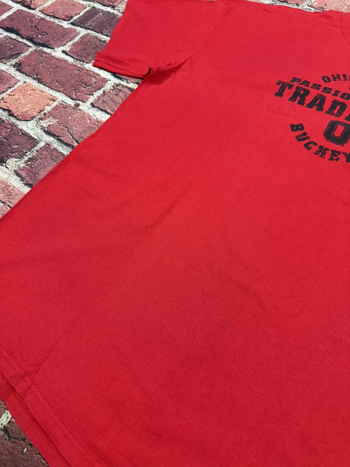 Nike Y2K Nike Center Swoosh Ohio State Buckeyes Double Sided Ter Size US XXL / EU 58 / 5 - 10 Thumbnail