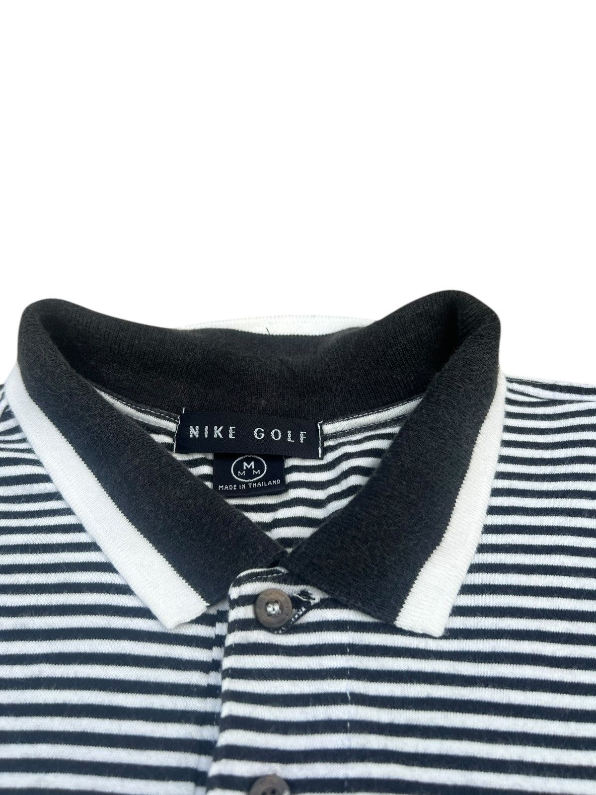 Nike × Vintage Vintage Nike Golf Striped Polo Shirt Faded Size US M / EU 48-50 / 2 - 3 Thumbnail