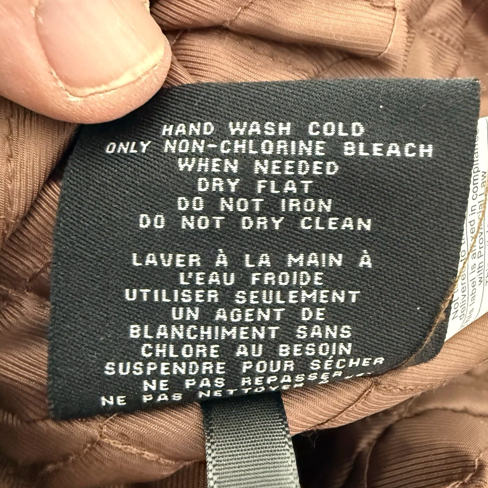 Cole Haan VINTAGE Cole Haan Vegan Leather Jacket Womens Plus 2X Wing Collar Gold Zip Brown Modern Classic 90s? Size XXL / US 16-18 / IT 52-54 - 6 Thumbnail