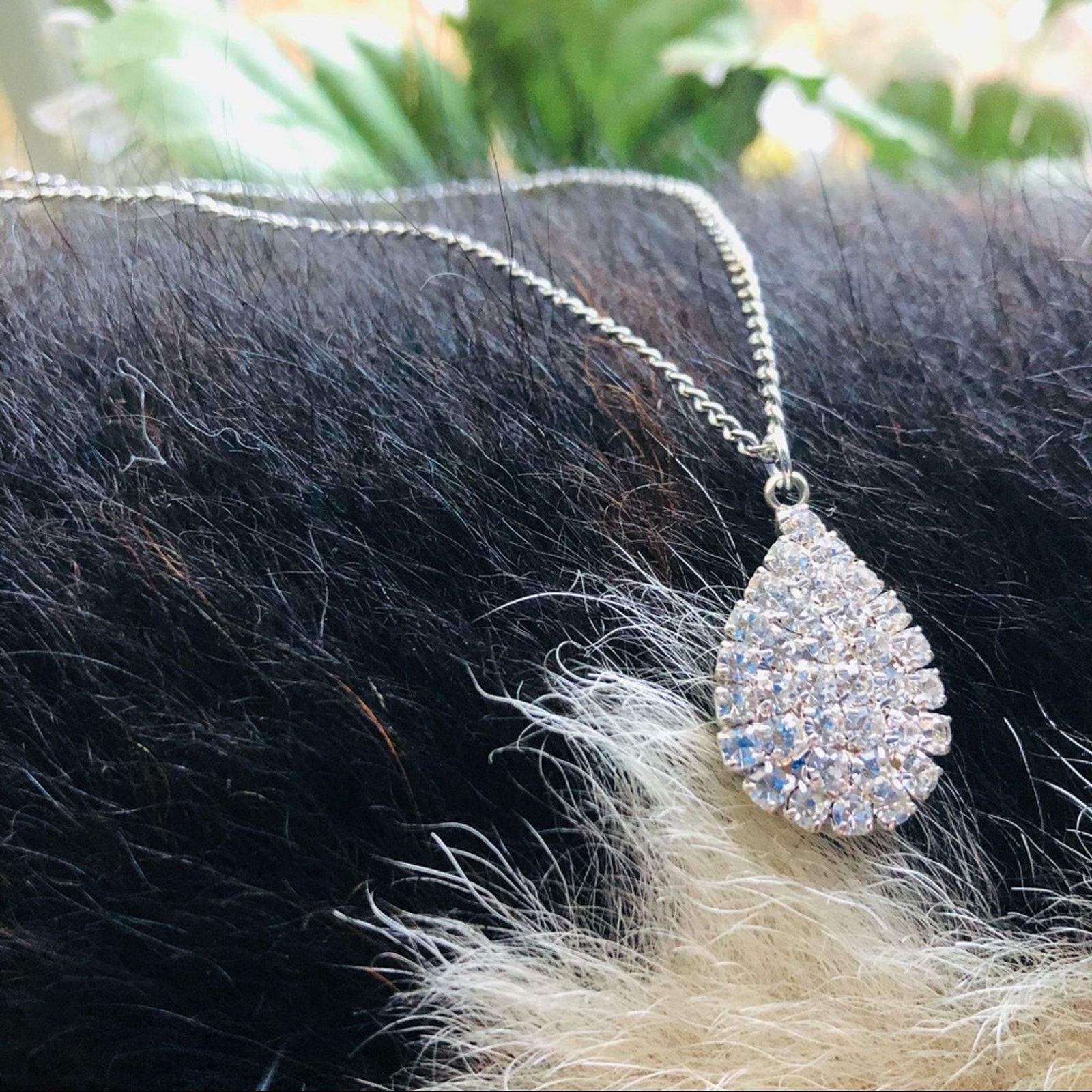 Vintage Vintage repurpose sparkle rhinestone necklace Size ONE SIZE - 2 Thumbnail