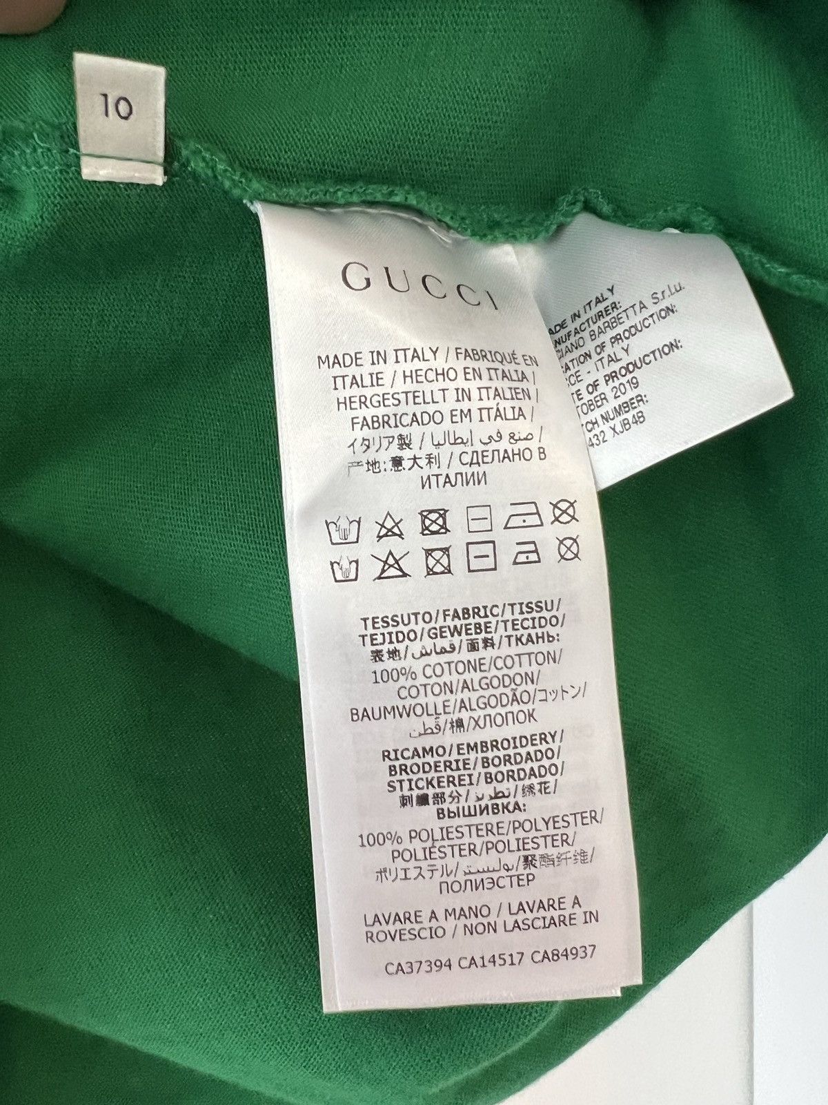 Gucci × Vintage Gucci Tennis Polo Shirt Youth Kids Toddler Size US XXS / EU 40 - 10 Thumbnail
