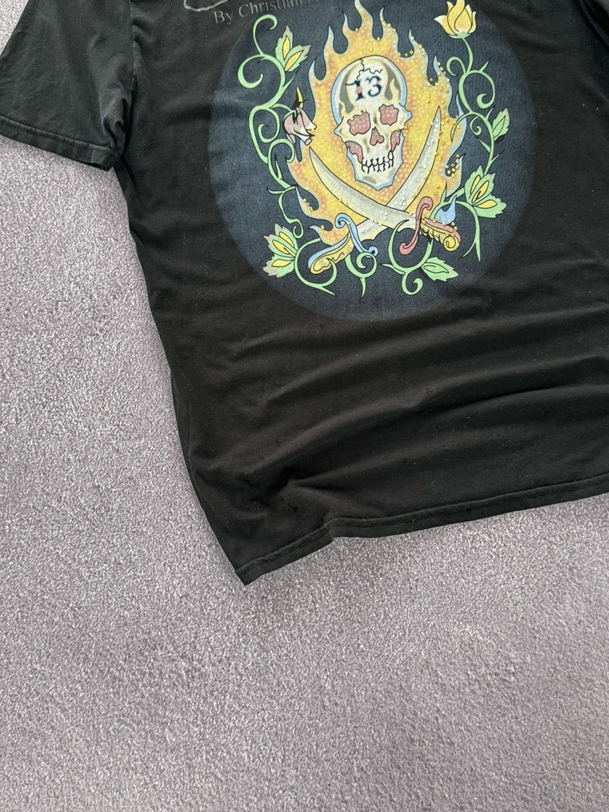 Ed Hardy Ed Hardy Y2K Vintage Streetwear Tattoo T-Shirt Size US XL / EU 56 / 4 - 8 Thumbnail