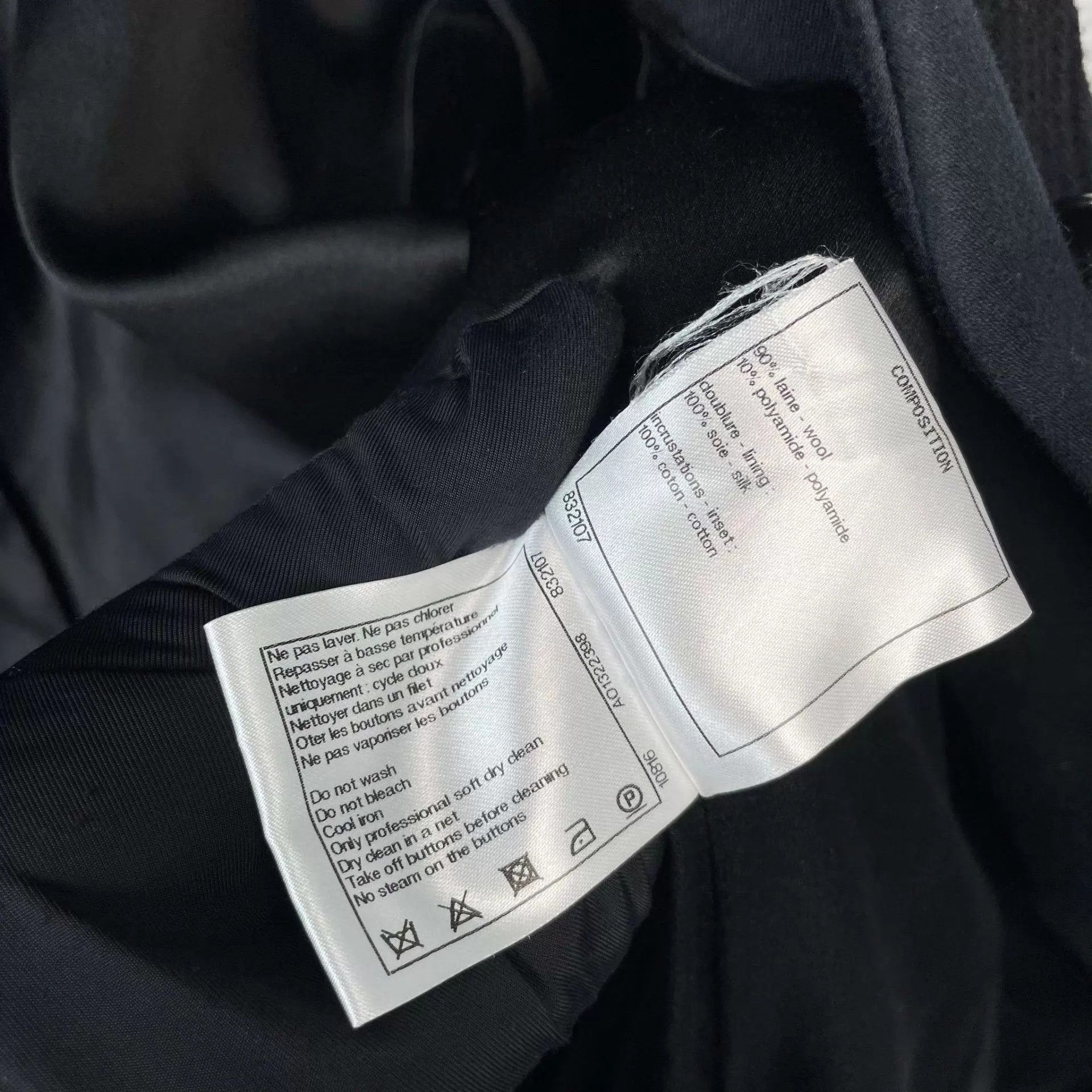 Chanel 97 New Chanel 18 Burger Cruise Uniform 46 Black Size XL / US 12-14 / IT 48-50 - 5 Thumbnail