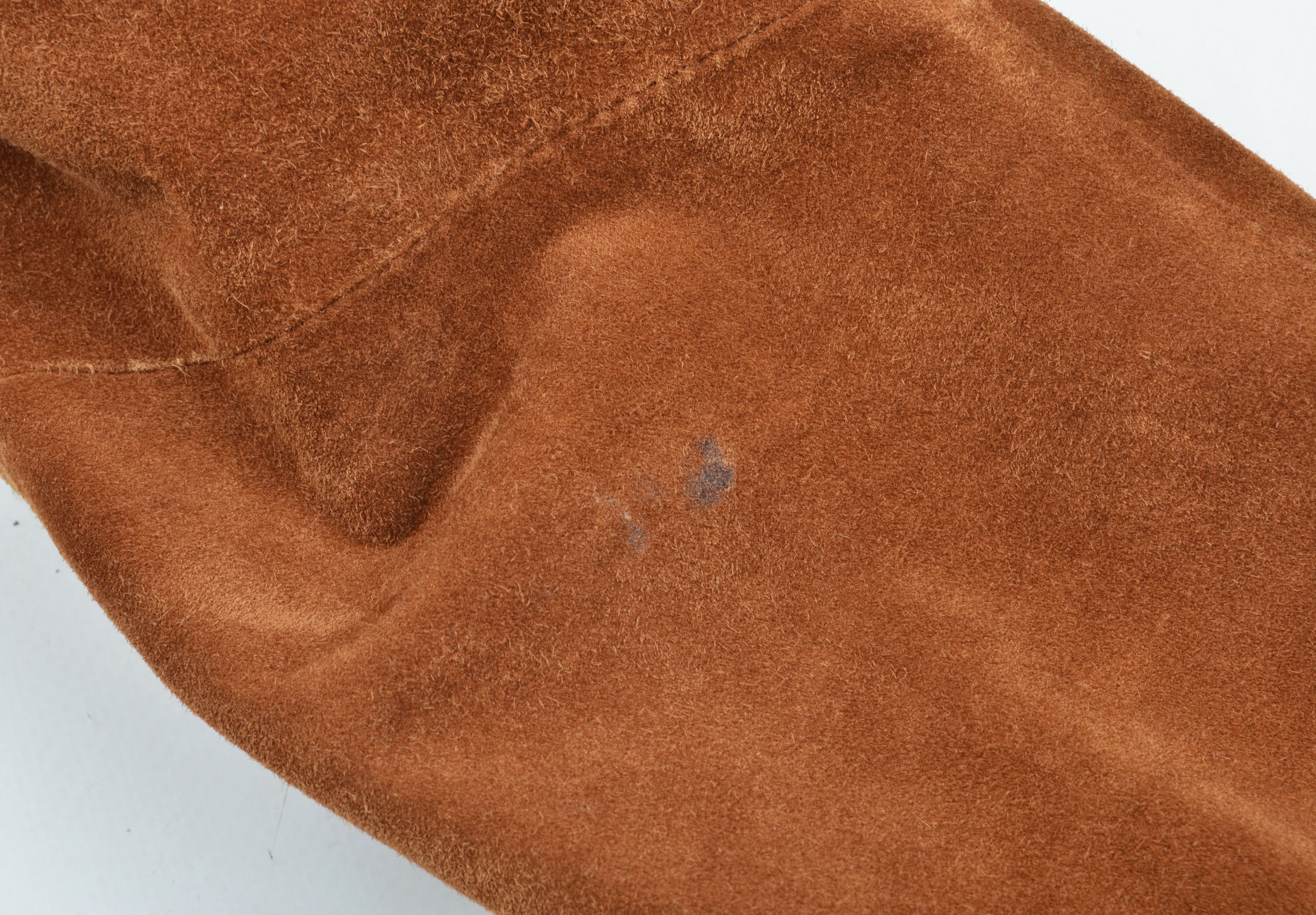 Vintage Vintage 1970's Italian Retro Suede Leather Jacket Size S / US 4 / IT 40 - 5 Thumbnail