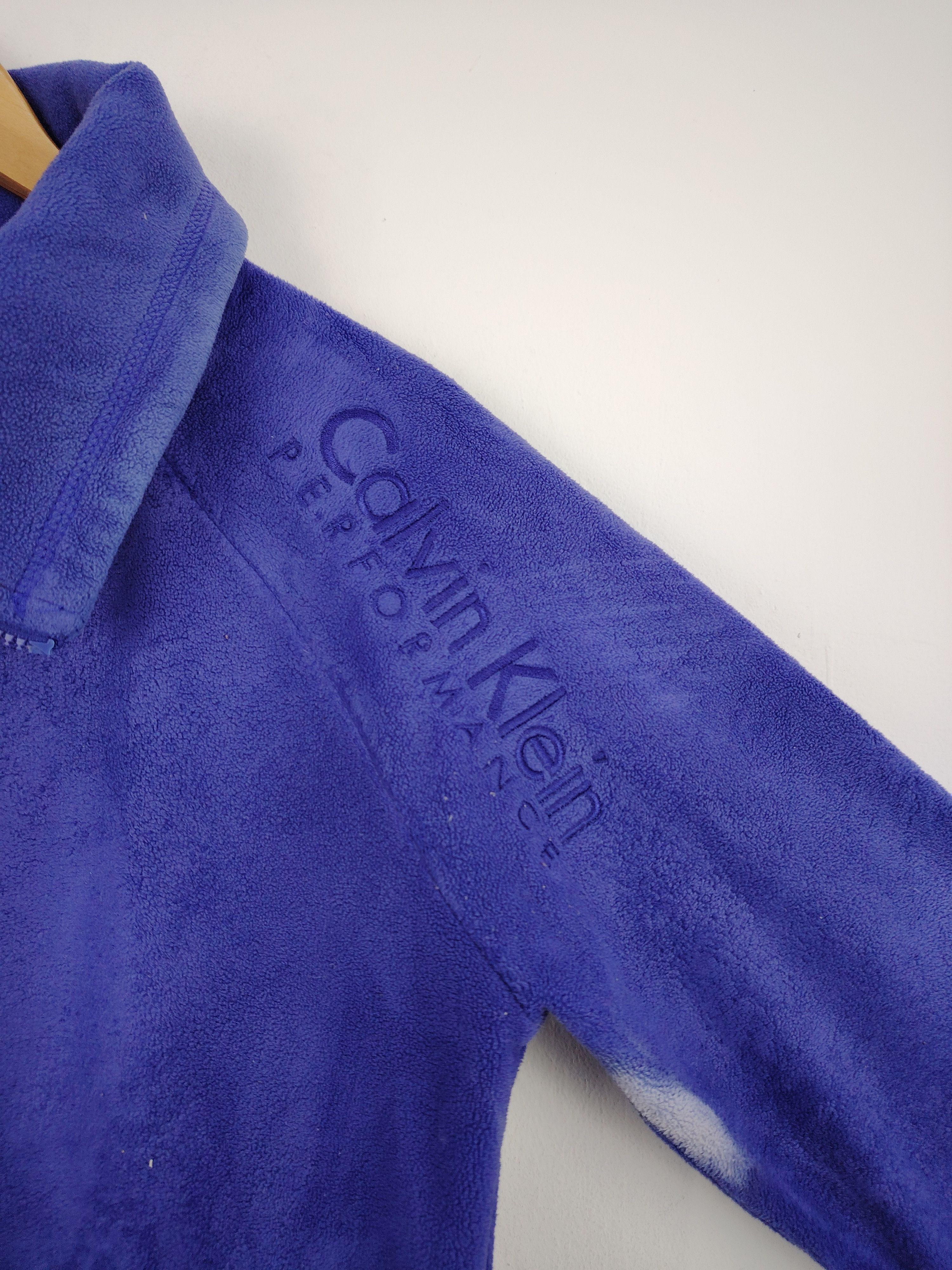 Calvin Klein Sun Faded Vintage Calvin Klein Fleece Zipper Jacket Size US L / EU 52-54 / 3 - 9 Thumbnail