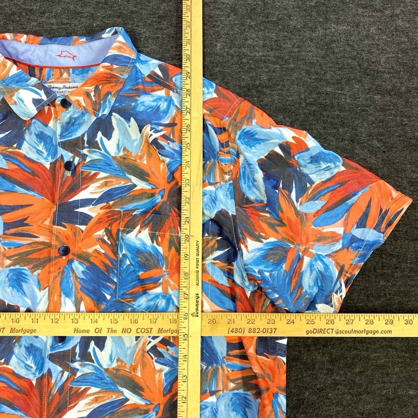 Tommy Bahama Tommy Bahama Shirt XL Mens Button-Up Island Zone Floral Tropical Beach Hawaiian Pattern Multicolor Short Sleeve Collared Size US XL / EU 56 / 4 - 2 Thumbnail