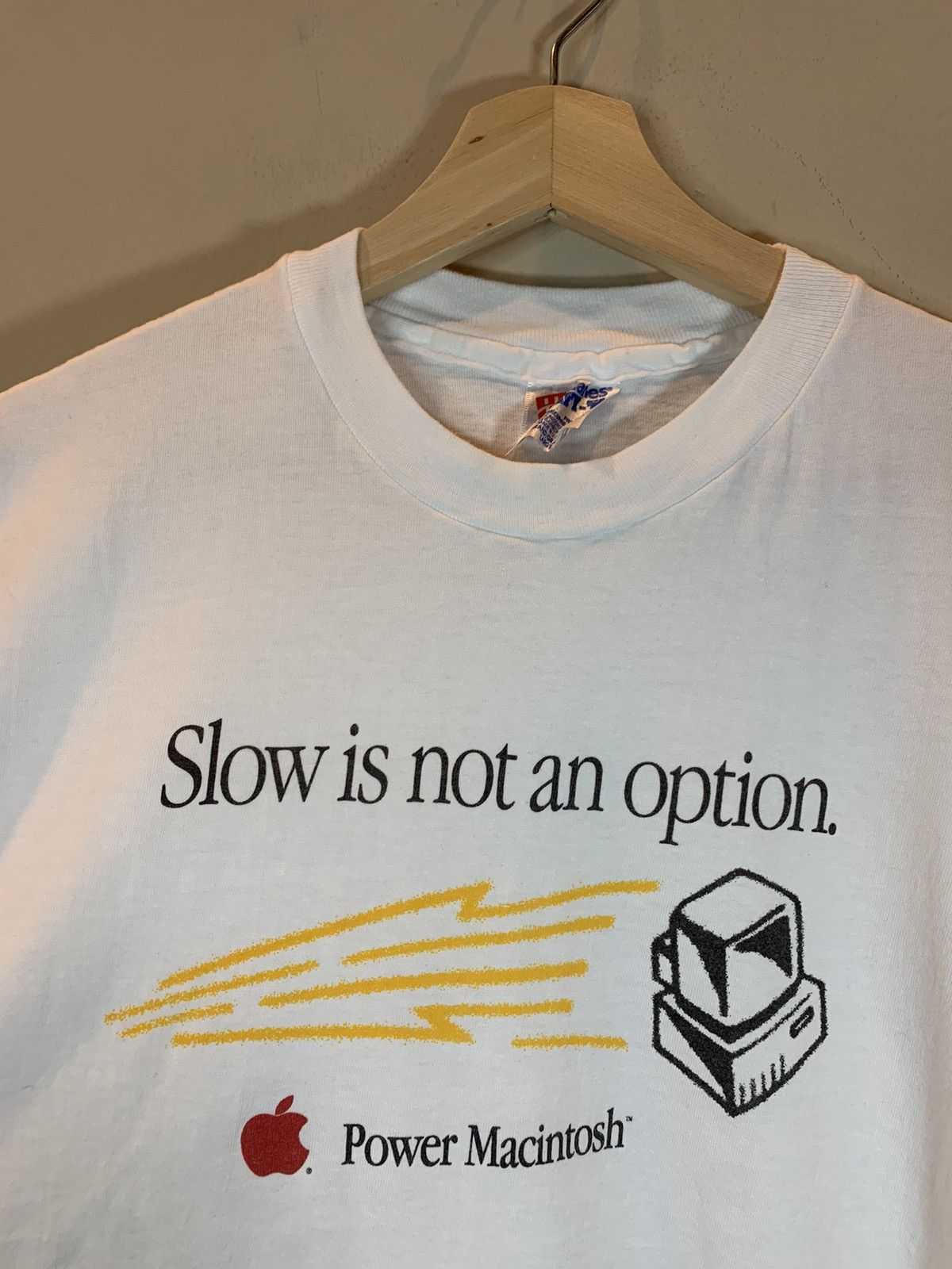 Apple × Vintage *RARE* Vintage Apple Power Macintosh Single Stitch T-Shirt L Size US L / EU 52-54 / 3 - 2 Thumbnail