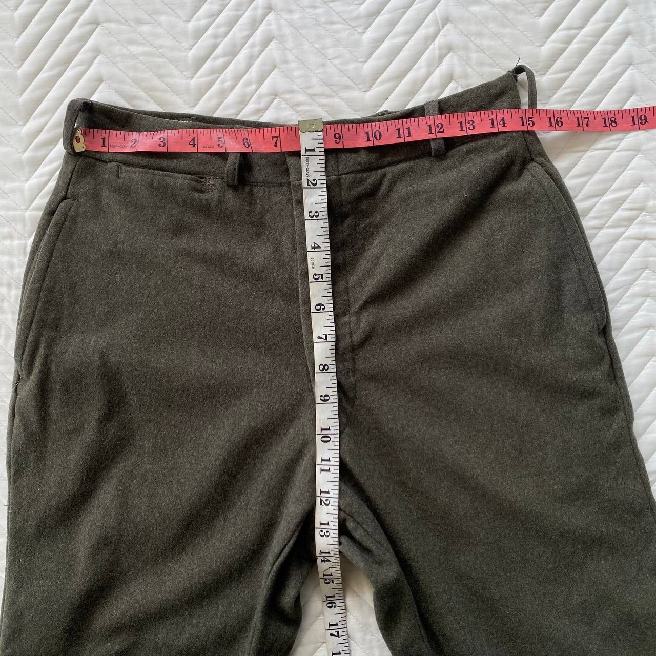 Vintage True Vintage 70s Us Army Trouser Field Wool Chinos Pant Size US 30 / EU 46 - 3 Thumbnail