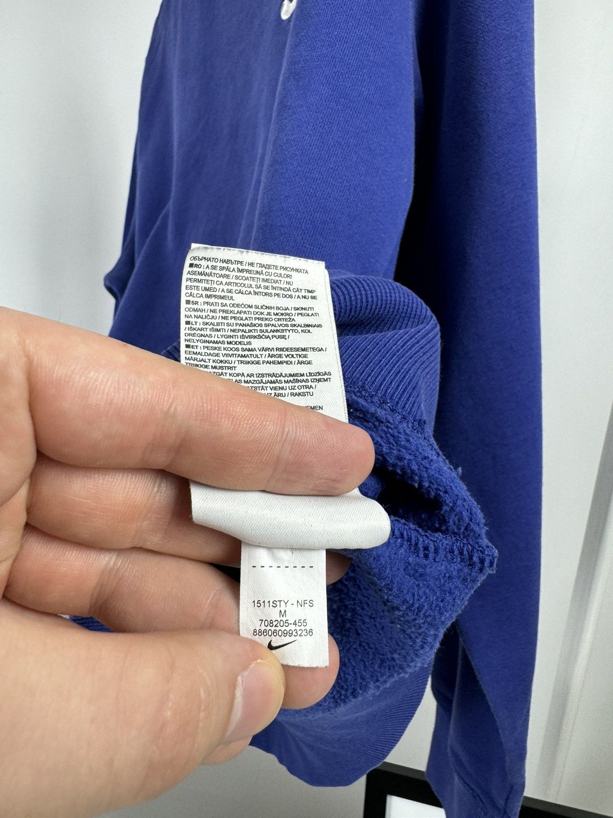 Nike Vintage Purple Nike Sweatshirt Size US M / EU 48-50 / 2 - 8 Thumbnail