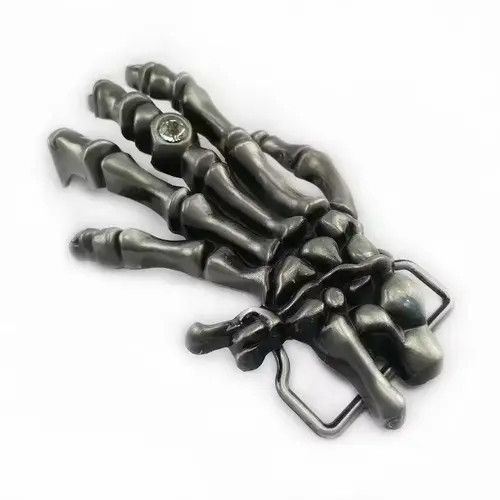 Other Skull Hands Metal belt buckle ( no belt ) Size ONE SIZE - 4 Thumbnail