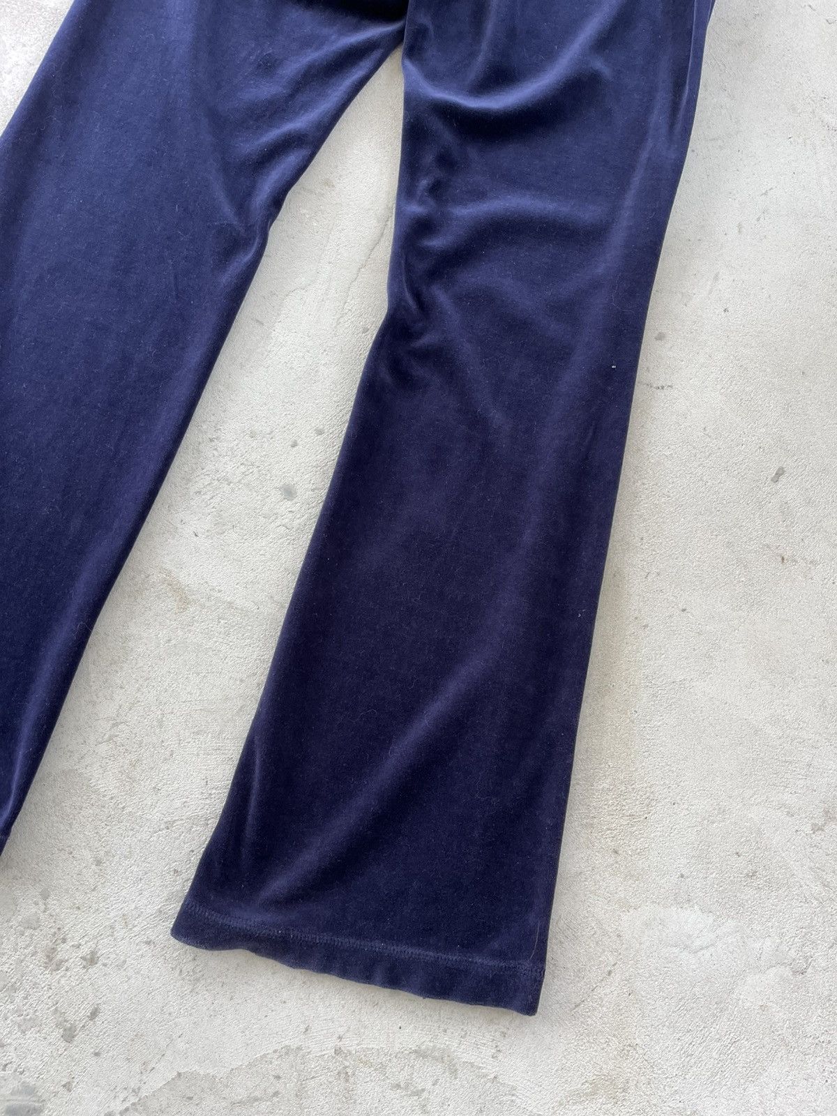 Juicy Couture Juicy Couture Velour Sweatpants Track Pants Blue Low Rise Size 32" / US 10 / IT 46 - 11 Thumbnail