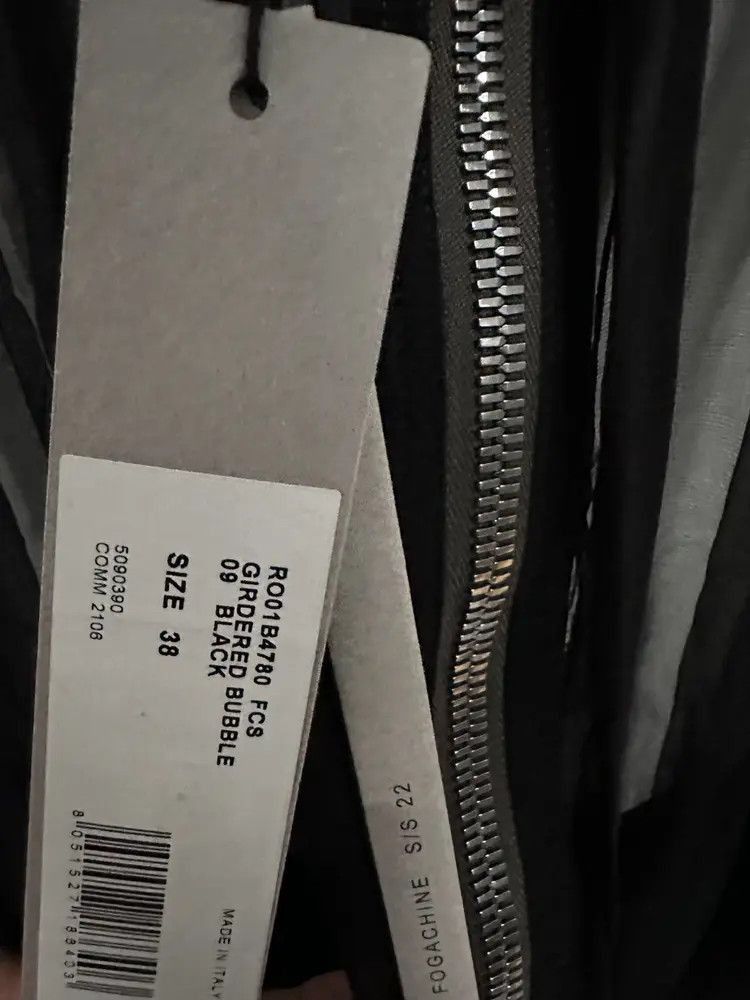 Rick Owens Sz 38 Rick OWens Mainline 22SS Fogachine Oversized Jacket Size US M / EU 48-50 / 2 - 5 Thumbnail