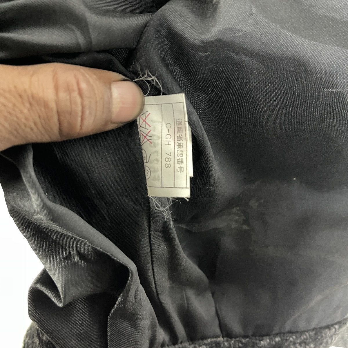 Issey Miyake Issey Miyake Inspired MR-TESSEL Herringbone Wool Bomber Size US M / EU 48-50 / 2 - 11 Thumbnail