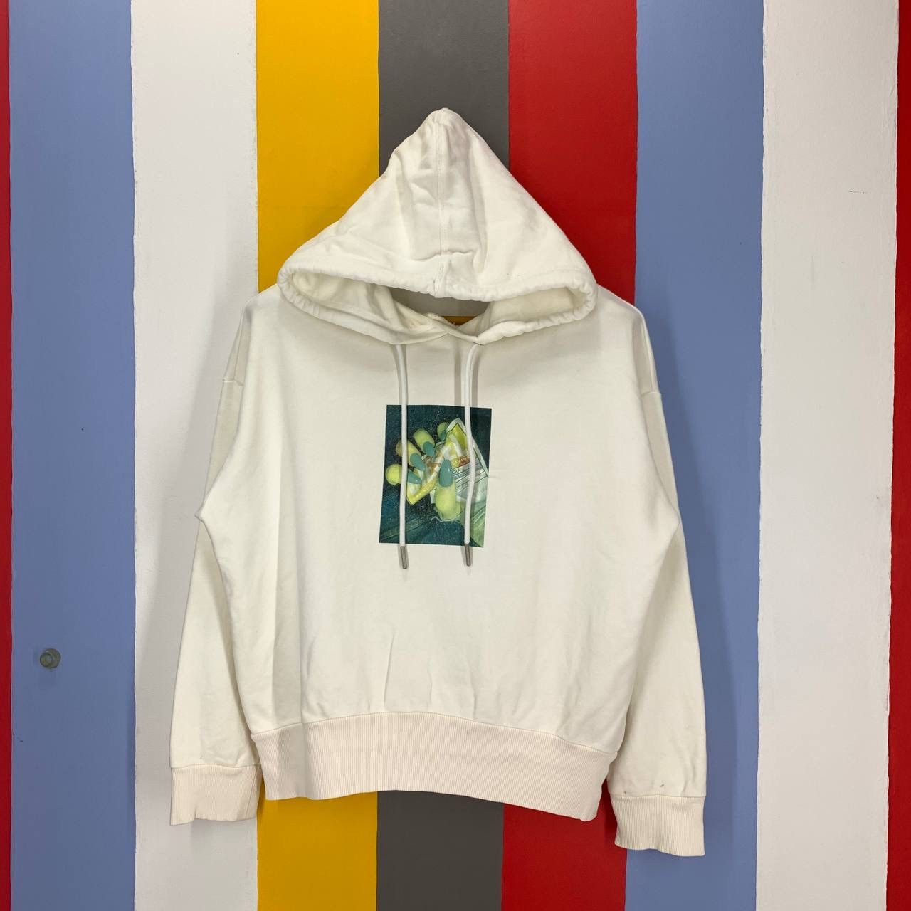 Diesel DIESEL Rare Design Hoodie Pullover #2387-12 Size US S / EU 44-46 / 1 - 1 Thumbnail