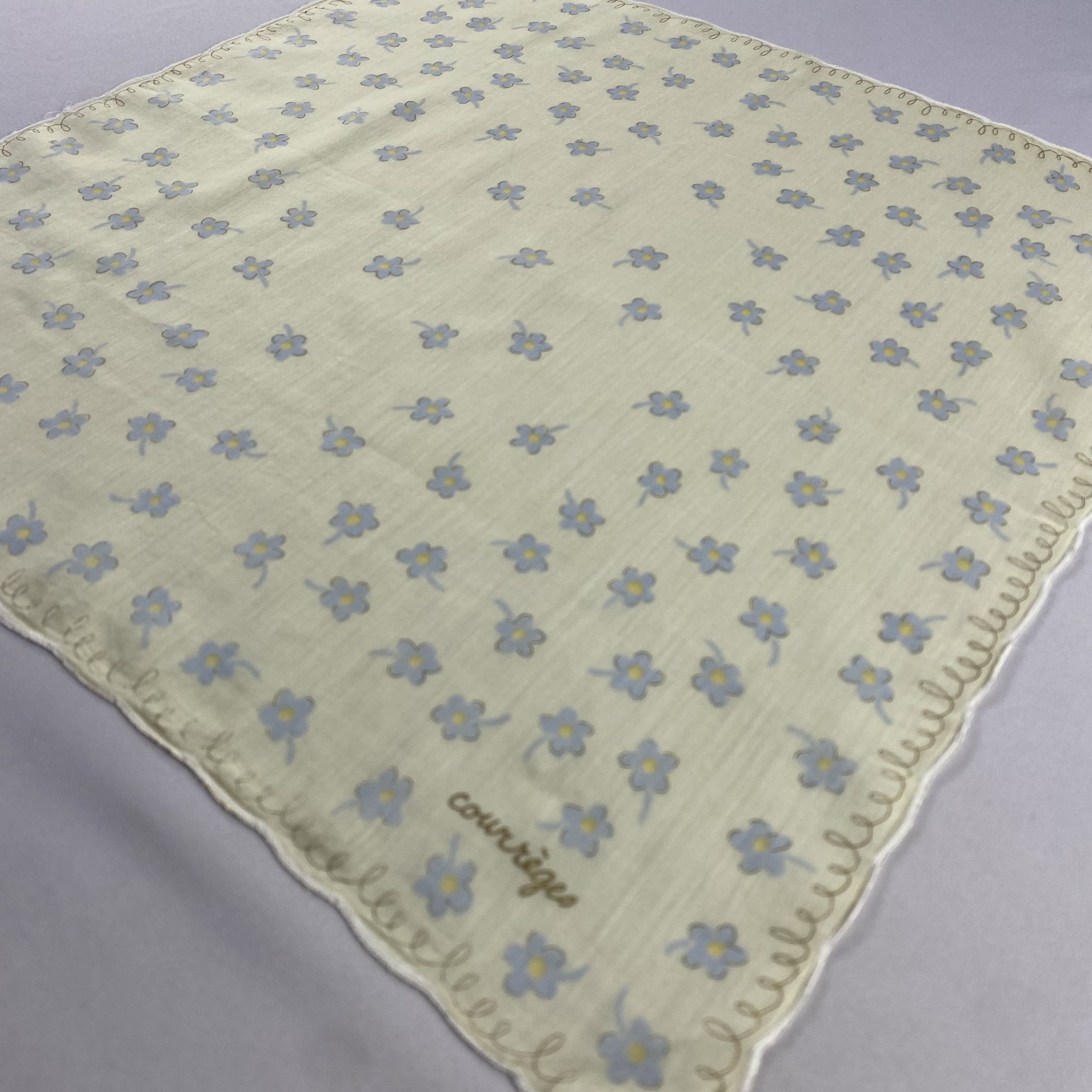 Courreges × Vintage Courreges Handkerchief / Neckerchief / Bandana-P980 Size ONE SIZE - 2 Thumbnail