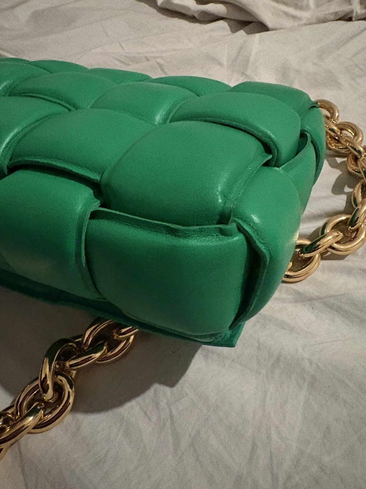 Bottega Veneta Bottega Veneta Green Golden-Chain Casette Size ONE SIZE - 12 Thumbnail