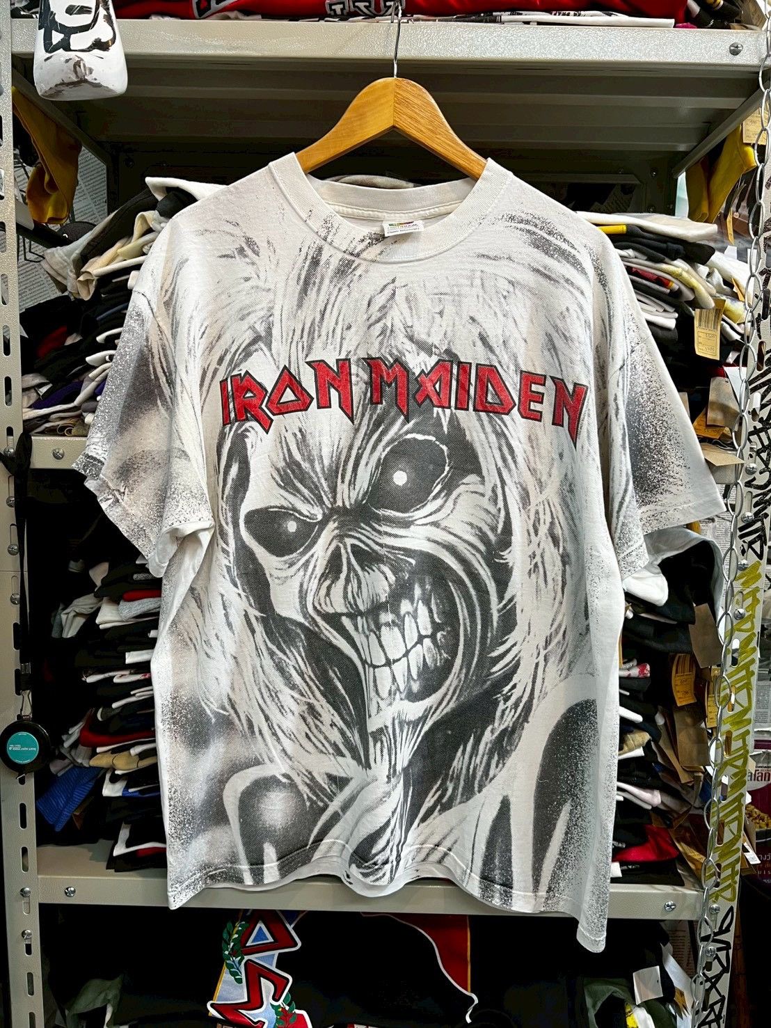 Band Tees Iron maiden 90’s Size US XL / EU 56 / 4 - 1 Thumbnail