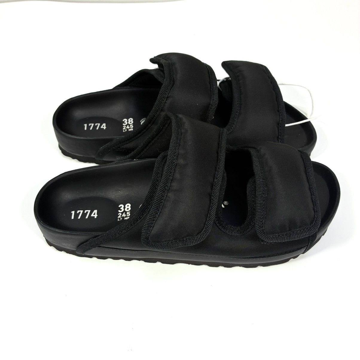 Birkenstock Birkenstock 1774 Arizona Cosny Nylon Sandals Black 38 7 NEW Size US 7 / IT 37 - 13 Thumbnail