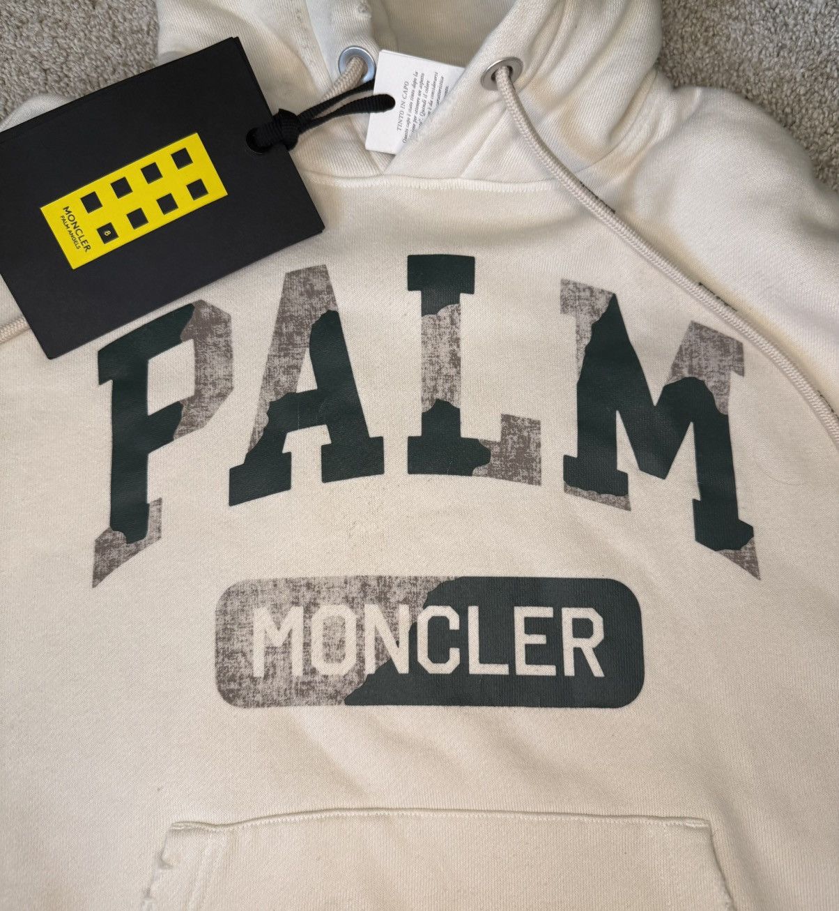 Moncler × Palm Angels Moncler x Palm Angels Logo Hoodie Size US M / EU 48-50 / 2 - 4 Thumbnail