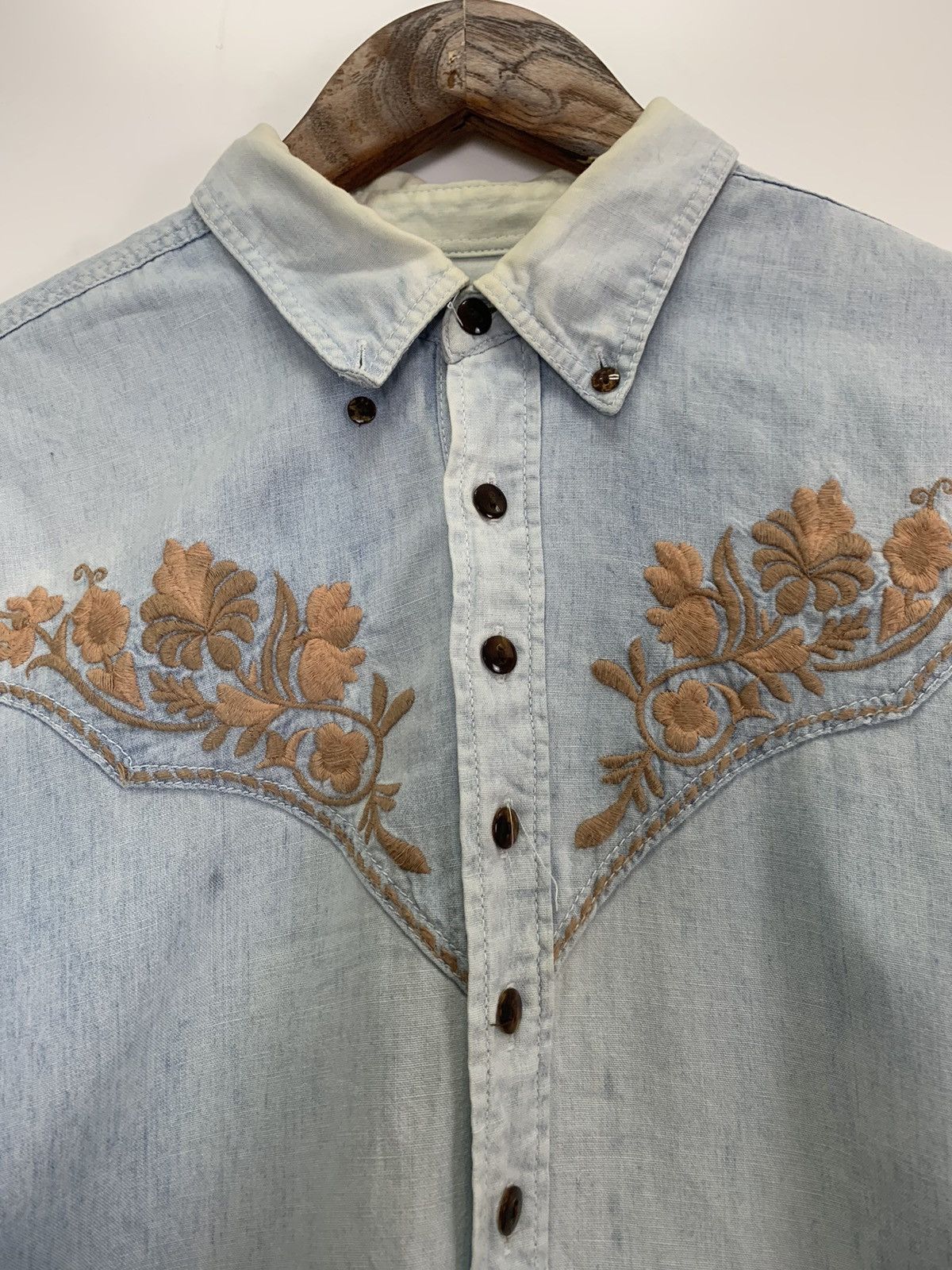 Japanese Brand × Vintage Vintage Jean-cox Denim Button Ups Size US L / EU 52-54 / 3 - 4 Thumbnail